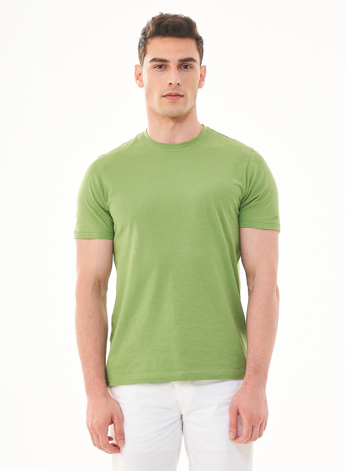 ORGANICATION Basic T-Shirt Grass Green