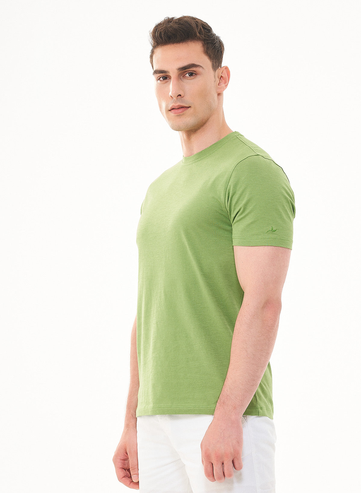 ORGANICATION Basic T-Shirt Grass Green