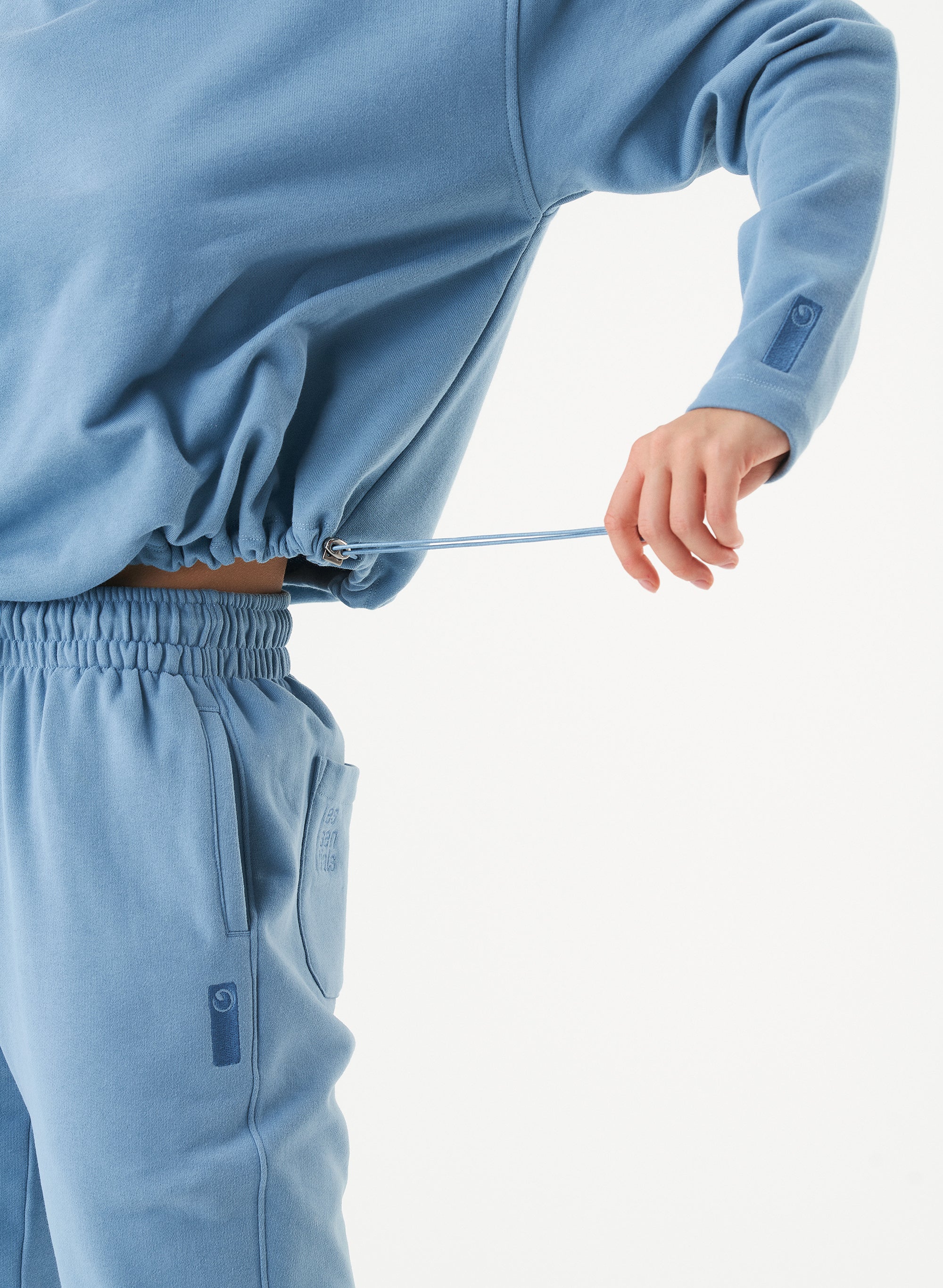 ORGANICATION Sweatshirt Seda Steel Blue