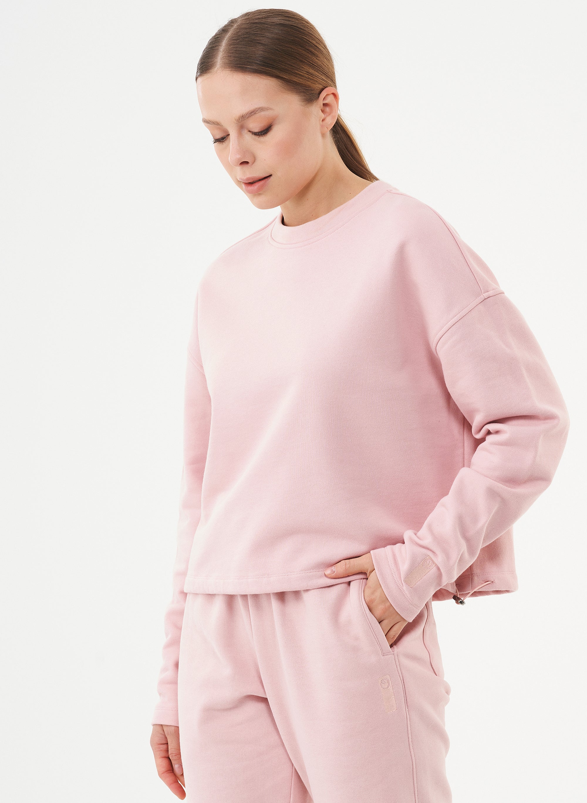ORGANICATION Sweatshirt Seda Dusty Pink