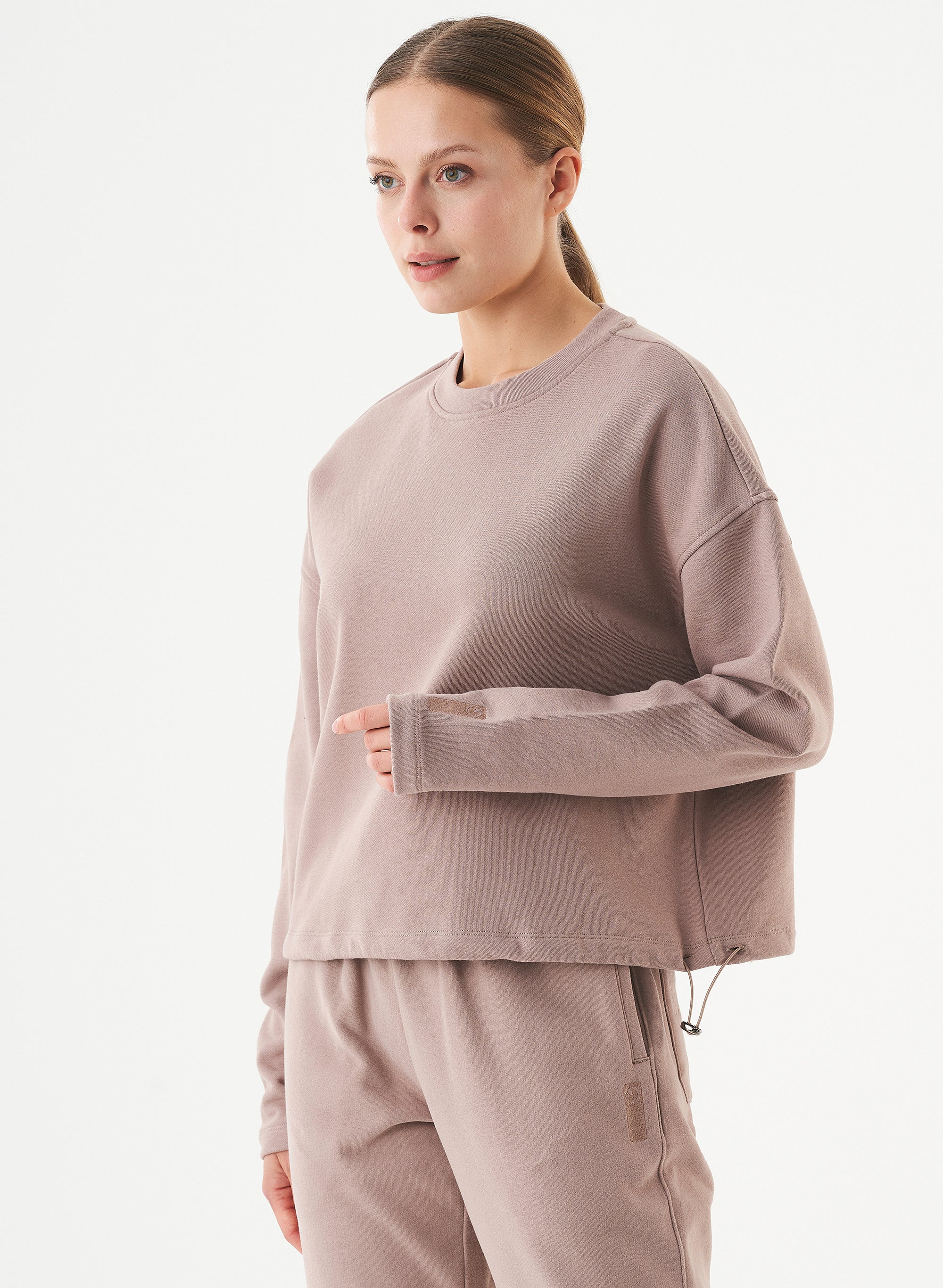 ORGANICATION Sweatshirt Seda Mocha