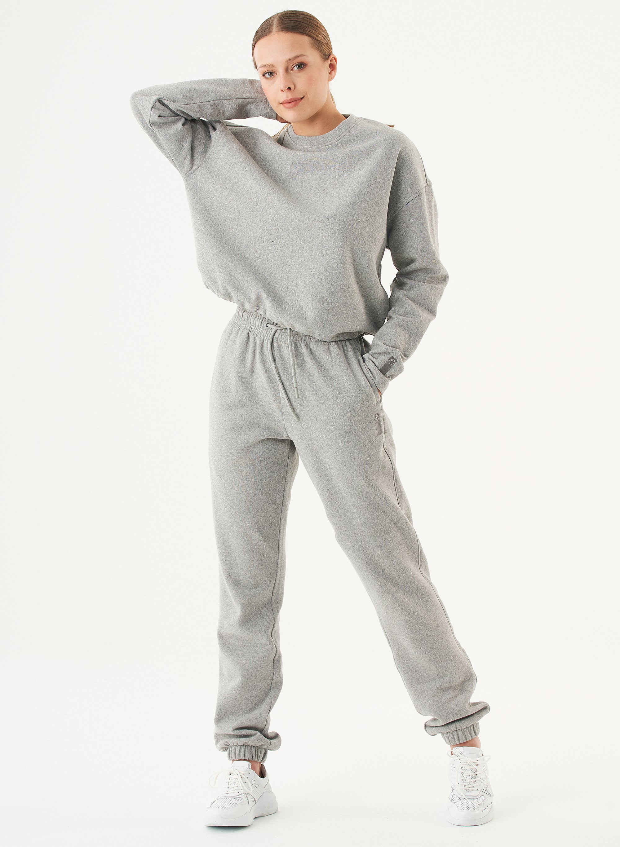 ORGANICATION Sweatshirt Seda Grey Melange