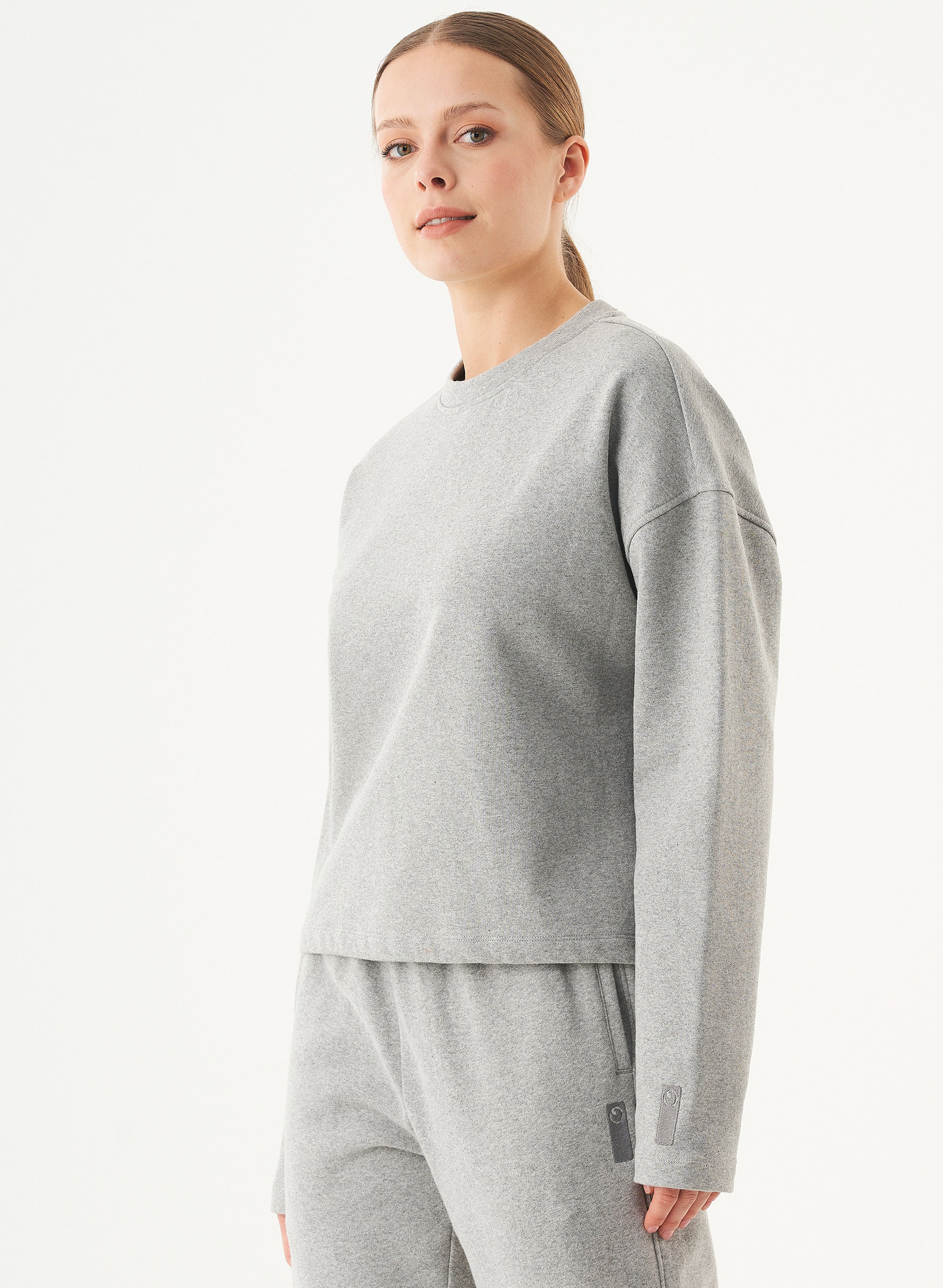 ORGANICATION Sweatshirt Seda Grey Melange