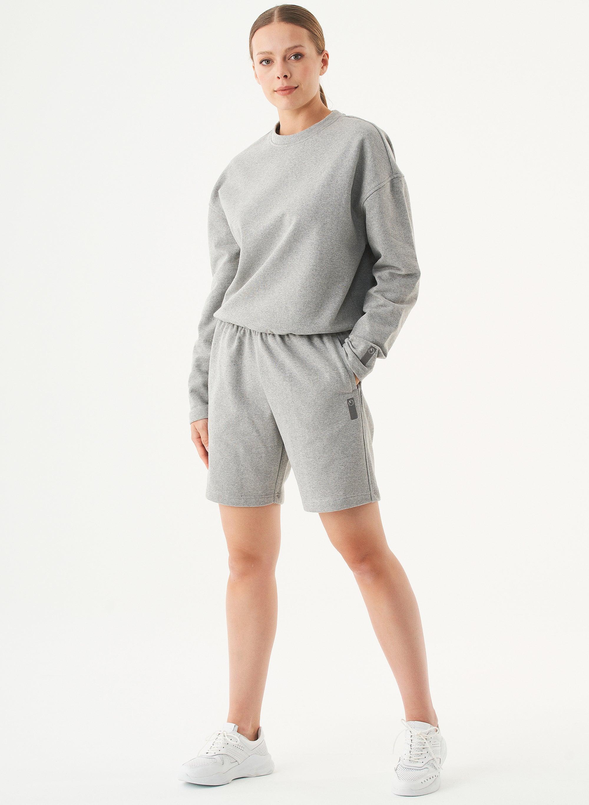 ORGANICATION Sweatshirt Seda Grey Melange