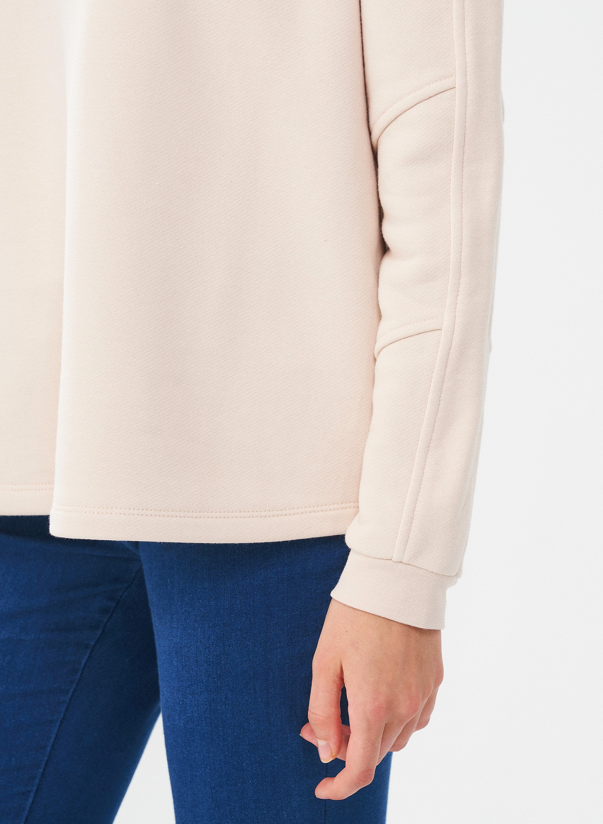 ORGANICATION Sweatshirt Cream