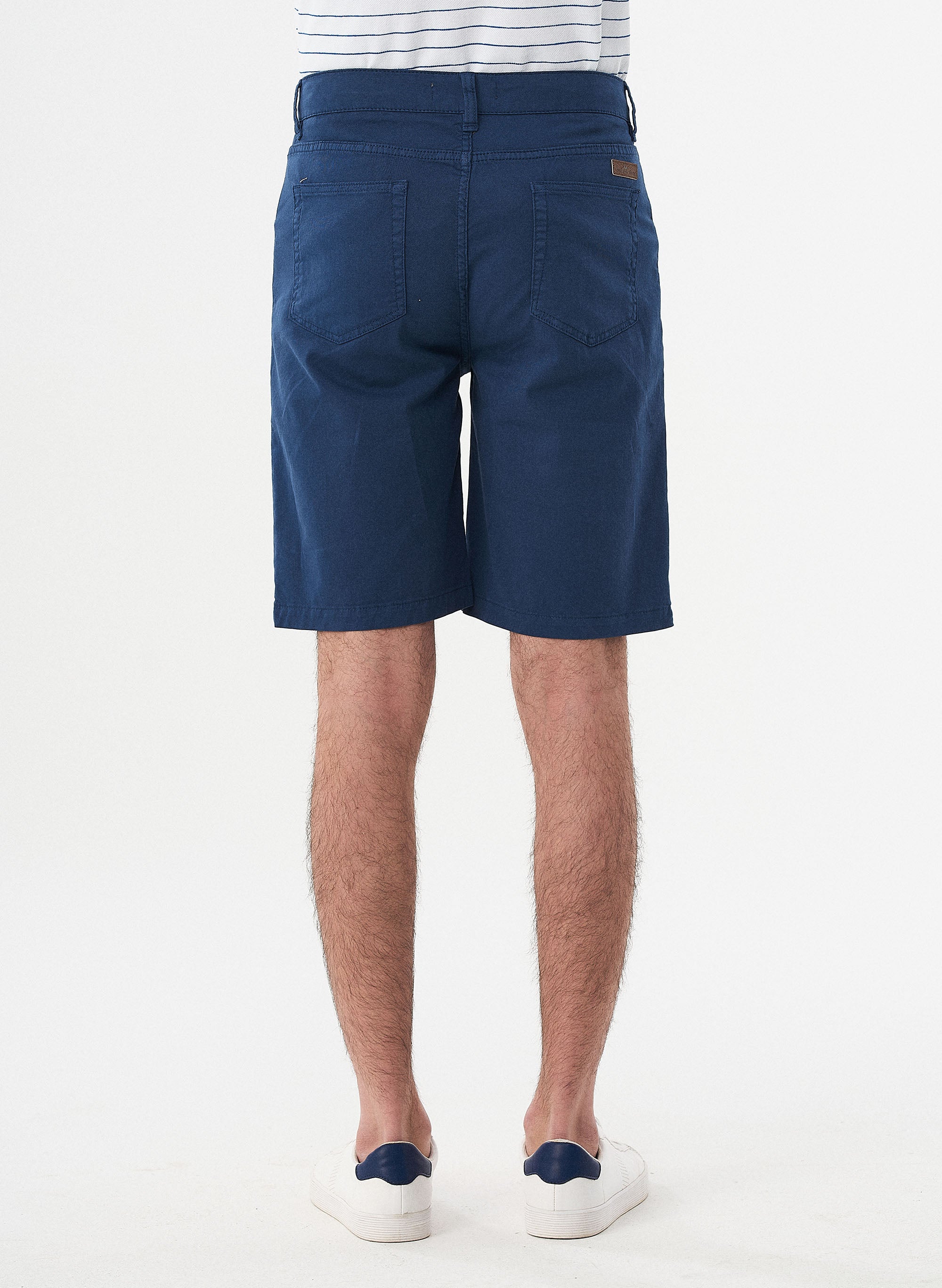 ORGANICATION Five-Pocket Shorts Navy