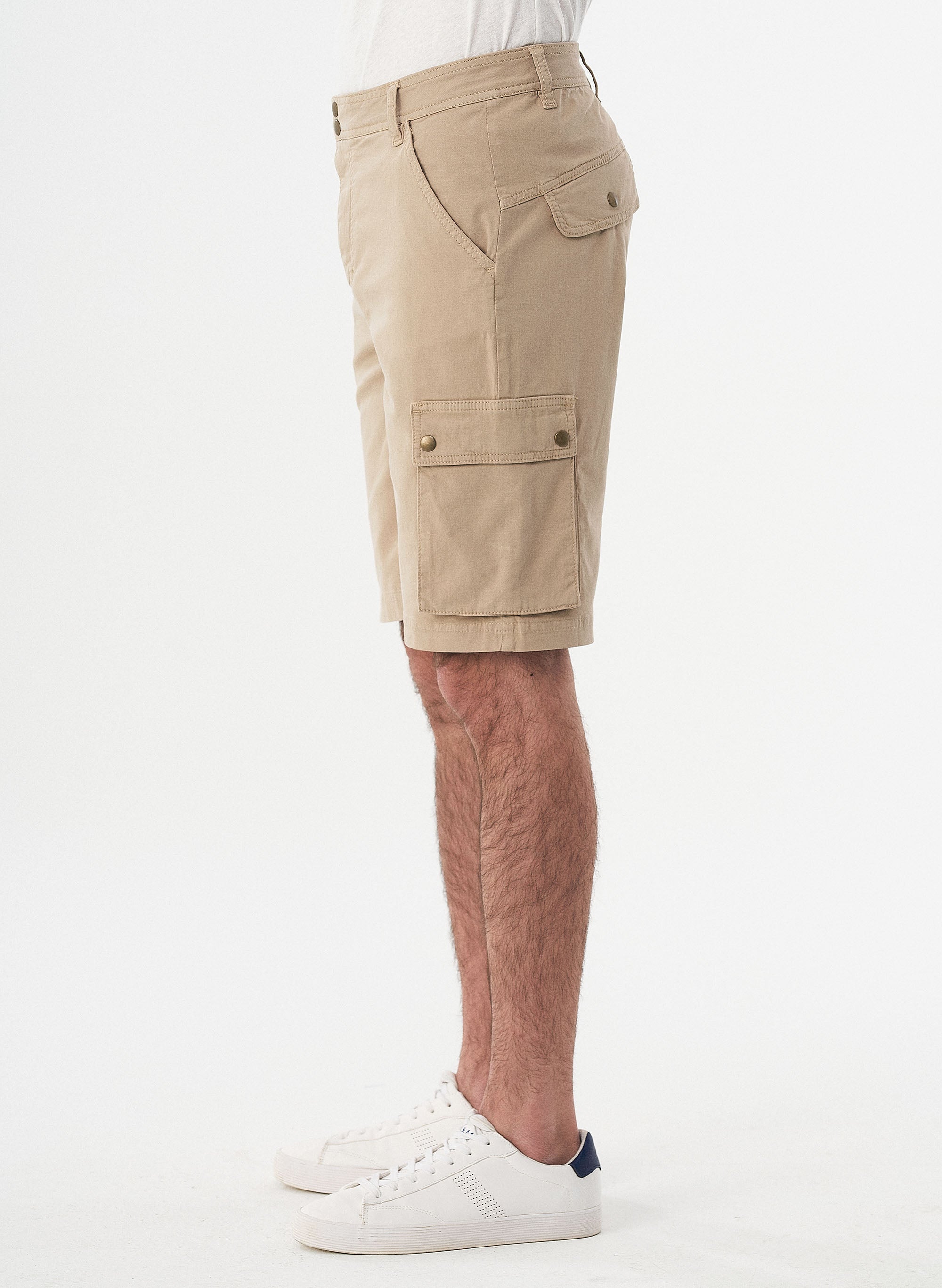 ORGANICATION Cargo Shorts Beige