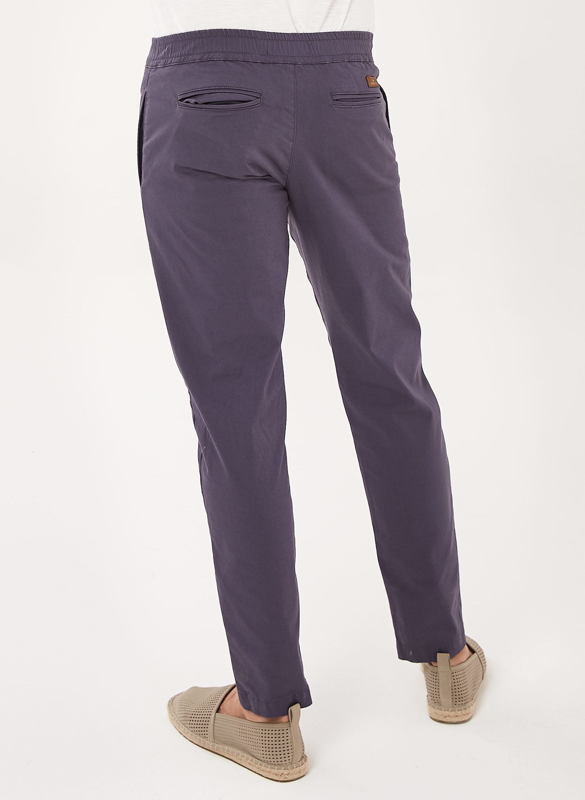ORGANICATION men vegan Chino Pants Paars Grijs
