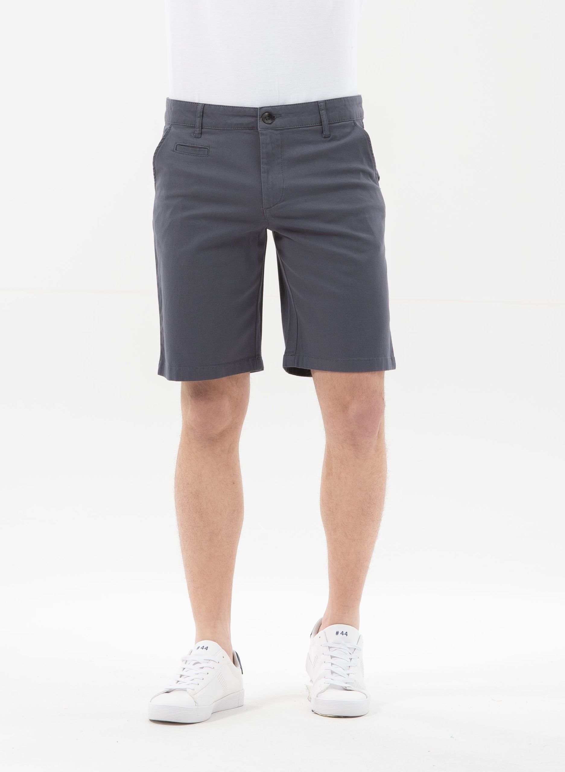 ORGANICATION Chino Shorts Dark Grey