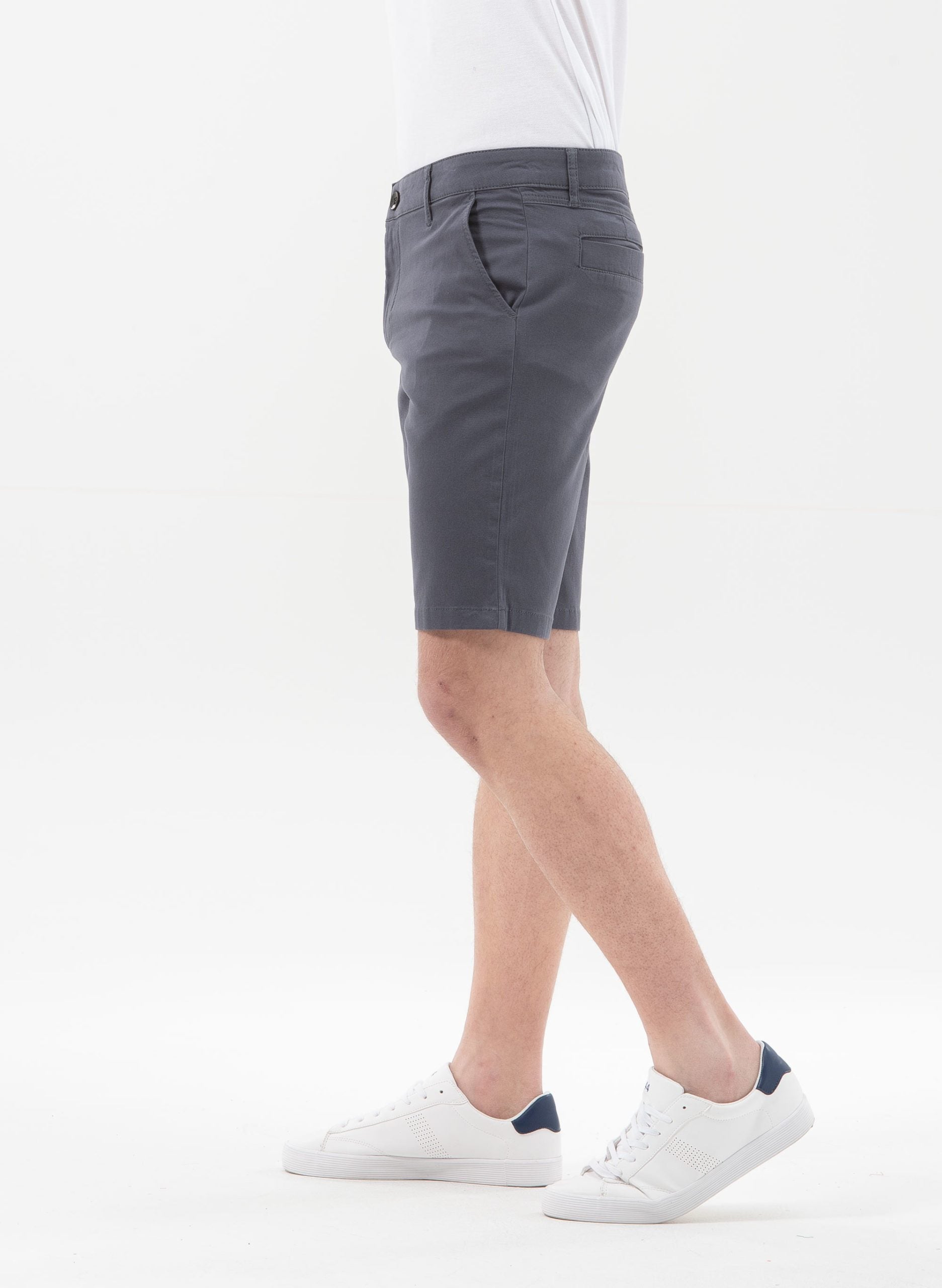 ORGANICATION Chino Shorts Dark Grey