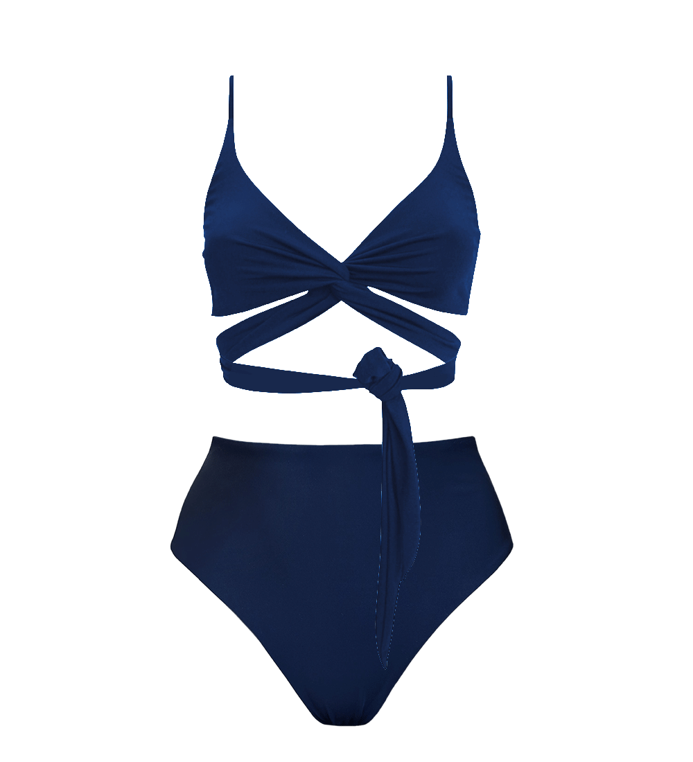 62459 - Damen vegan Lin + Skyline High Navy