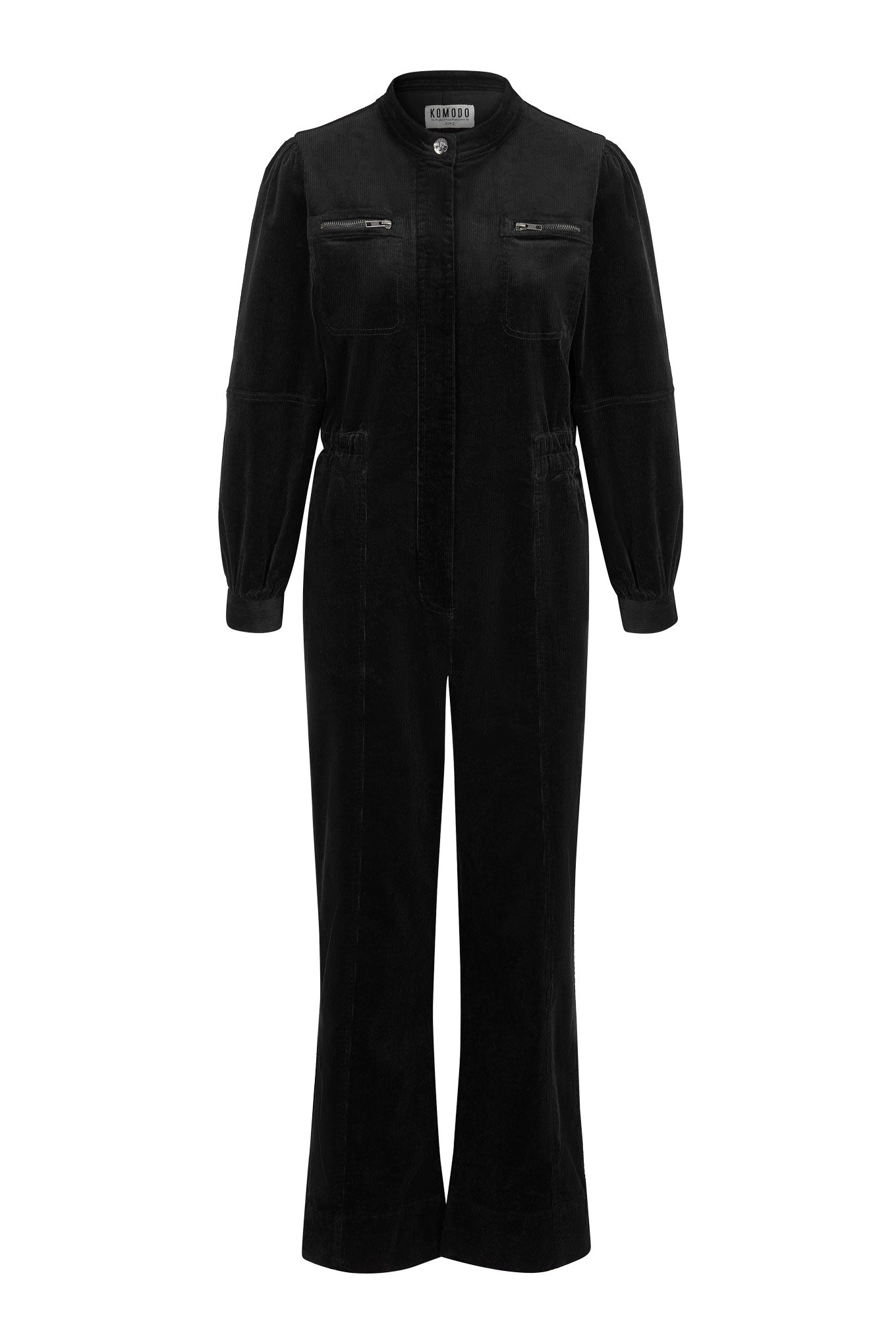 KOMODO womens vegan Kawa Jumpsuit Black
