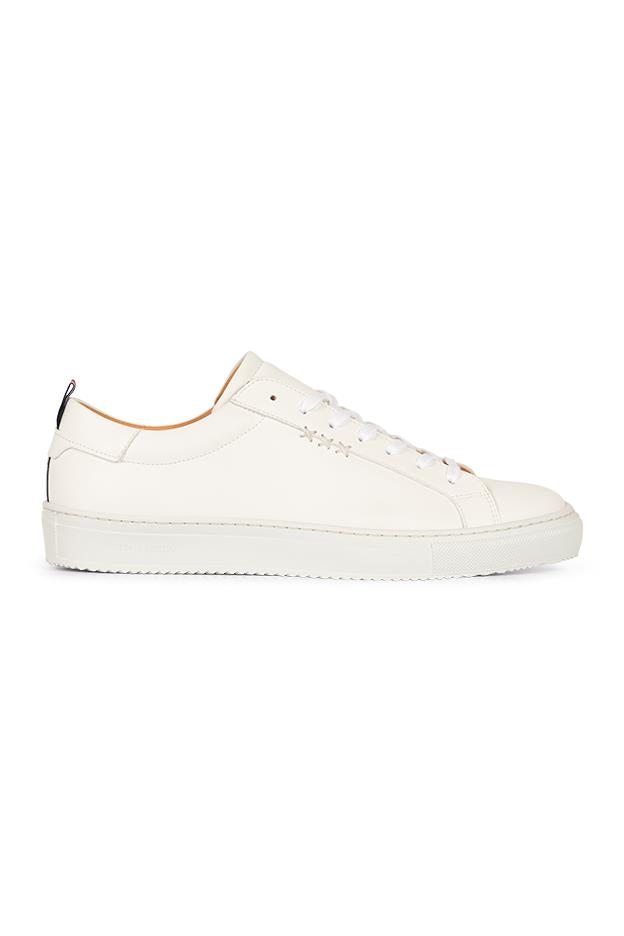 Image of Gentleberg mannen vegan Sneakers Appleskin Dirk White