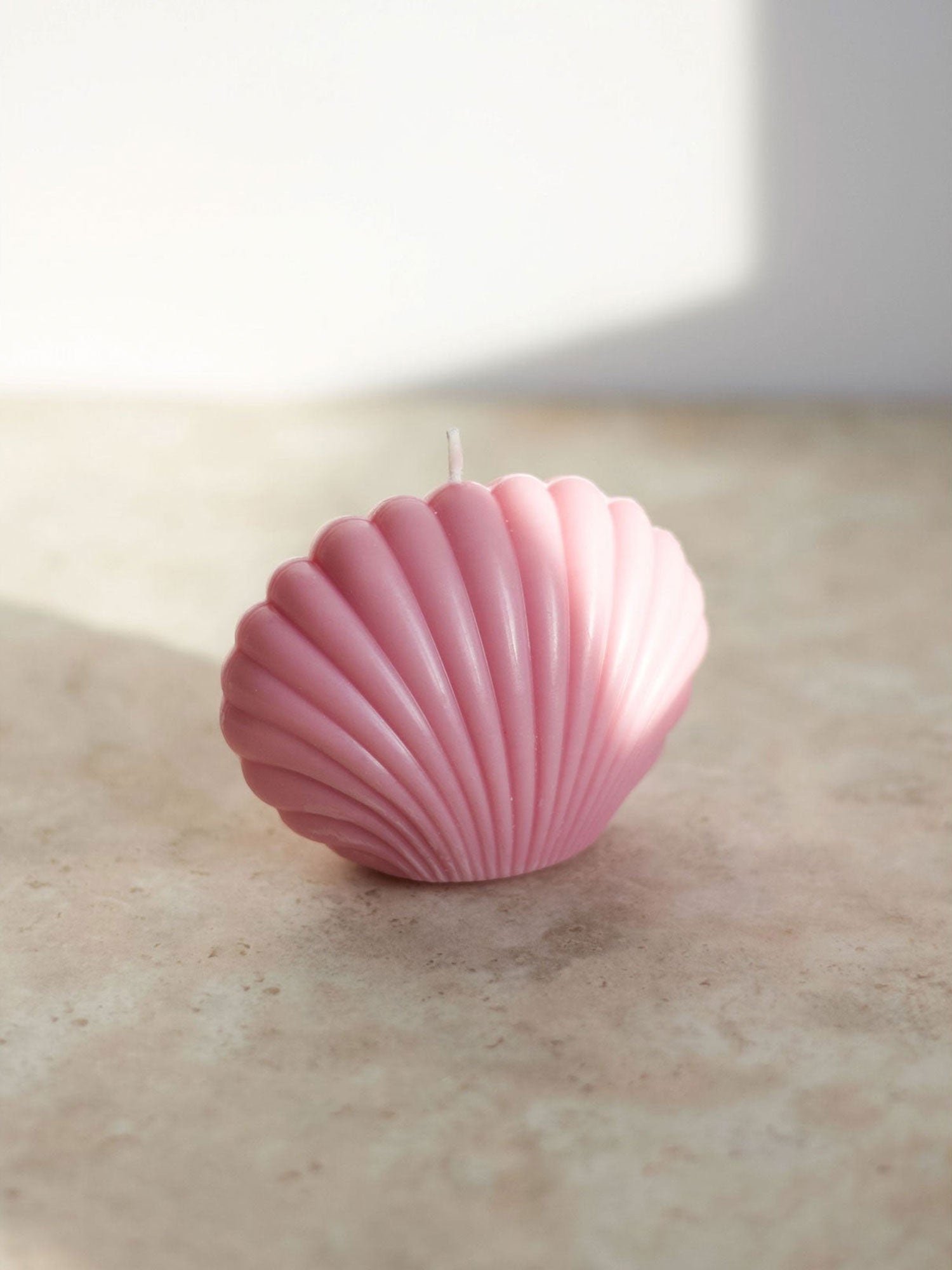 Opal Living Muschelkerze Rosa