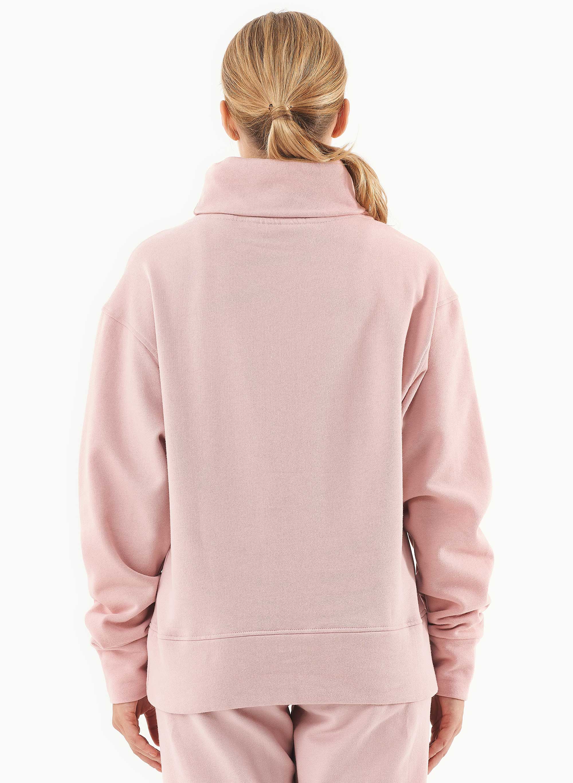 ORGANICATION Sweater Turtleneck Organic Cotton Pink