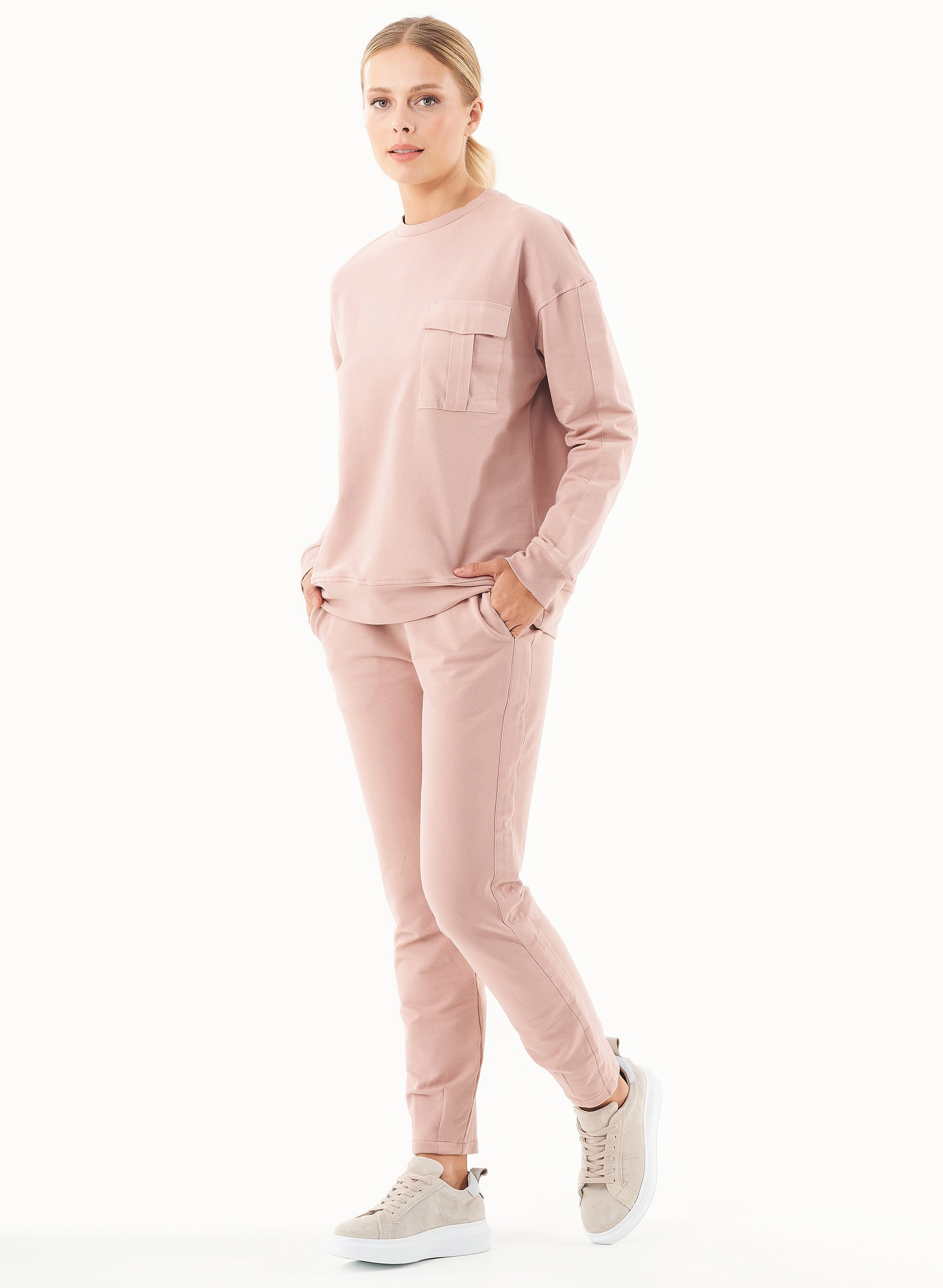 ORGANICATION Sweatshirt Organic Cotton Pink