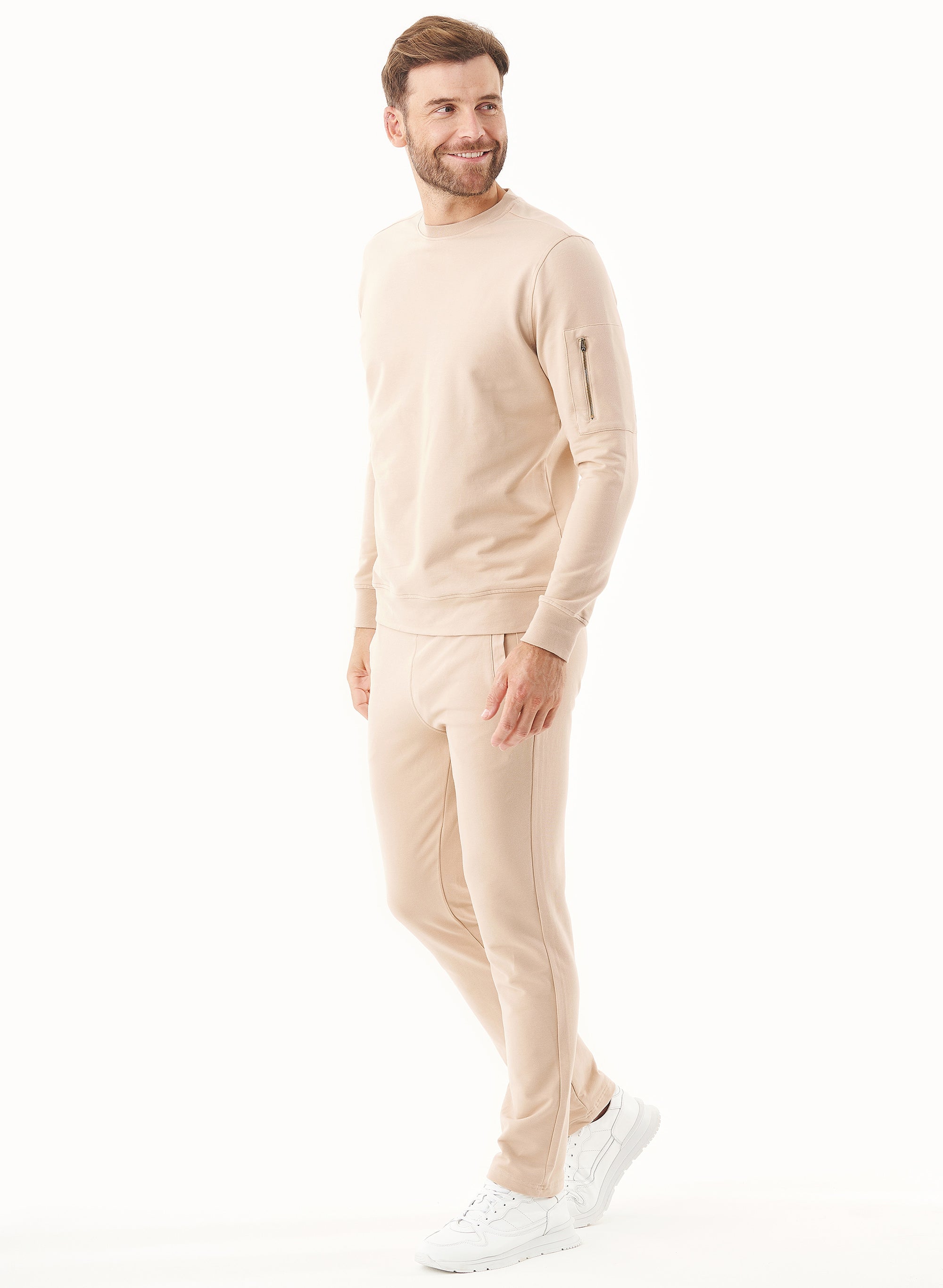 ORGANICATION men vegan Organic Sweatpants Beige