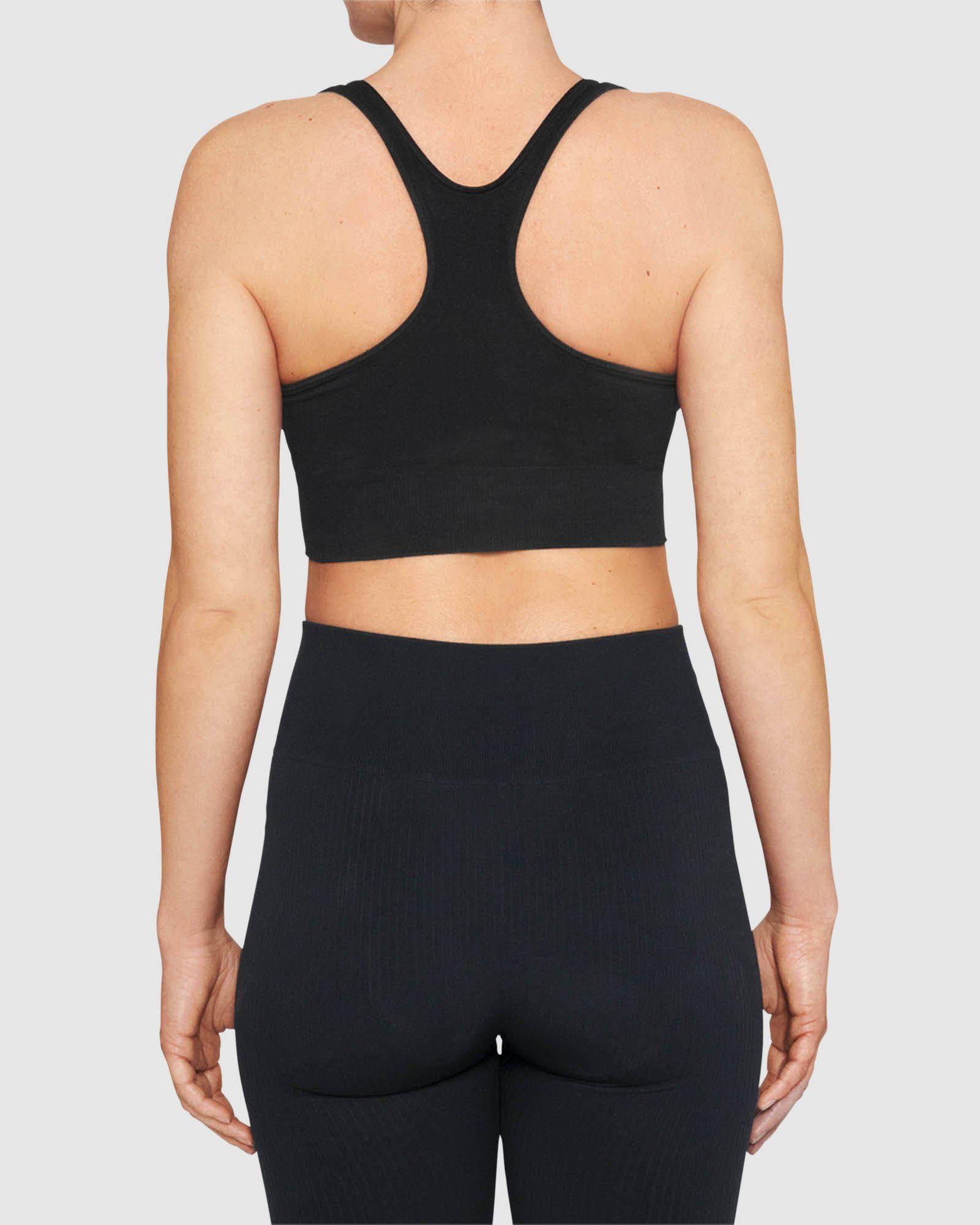 Swedish Stockings womens vegan Wilma Crop Top Black