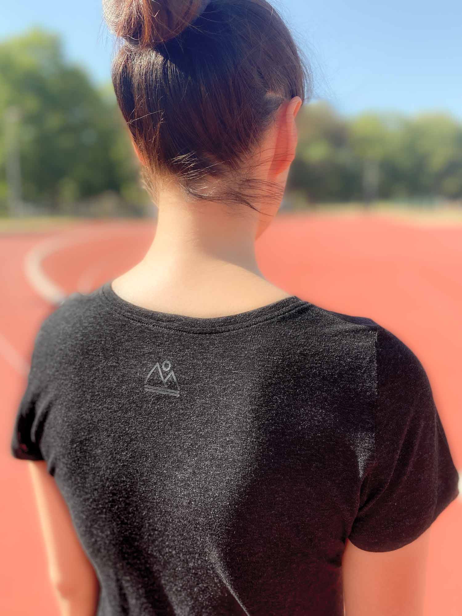 nice to meet me womens vegan Hemp T-Shirt Earth Black