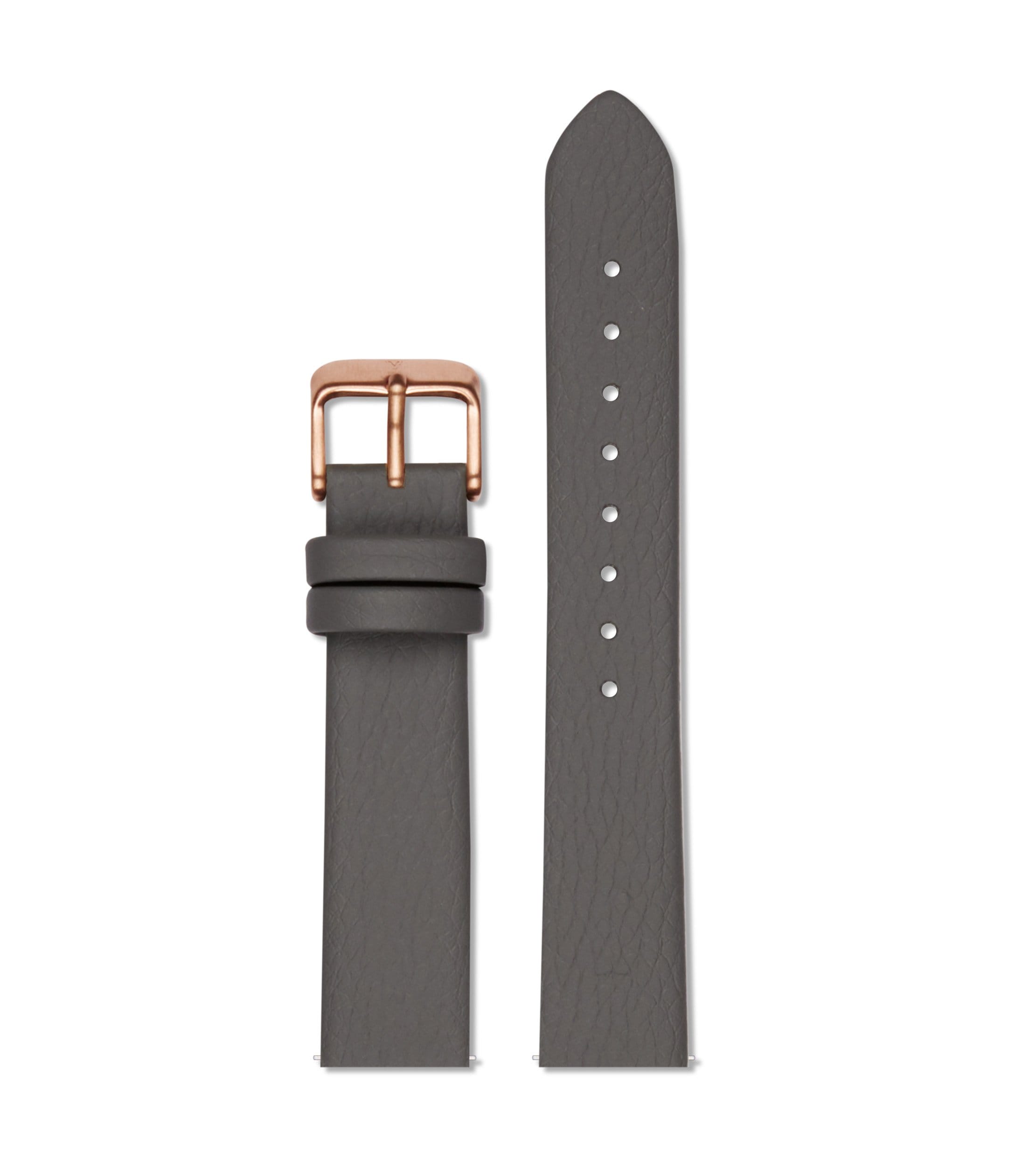 Votch Armband Dunkelgrau Roségold 18mm