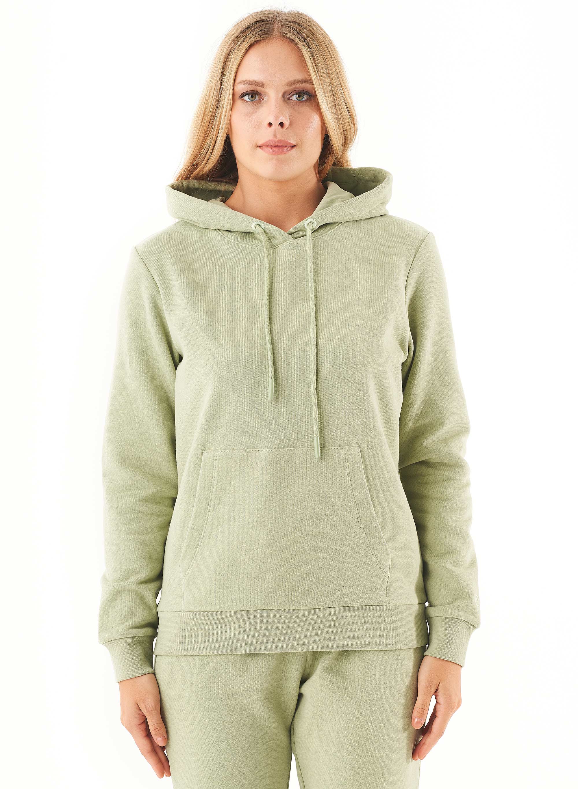 ORGANICATION Hoodie Haree Sage