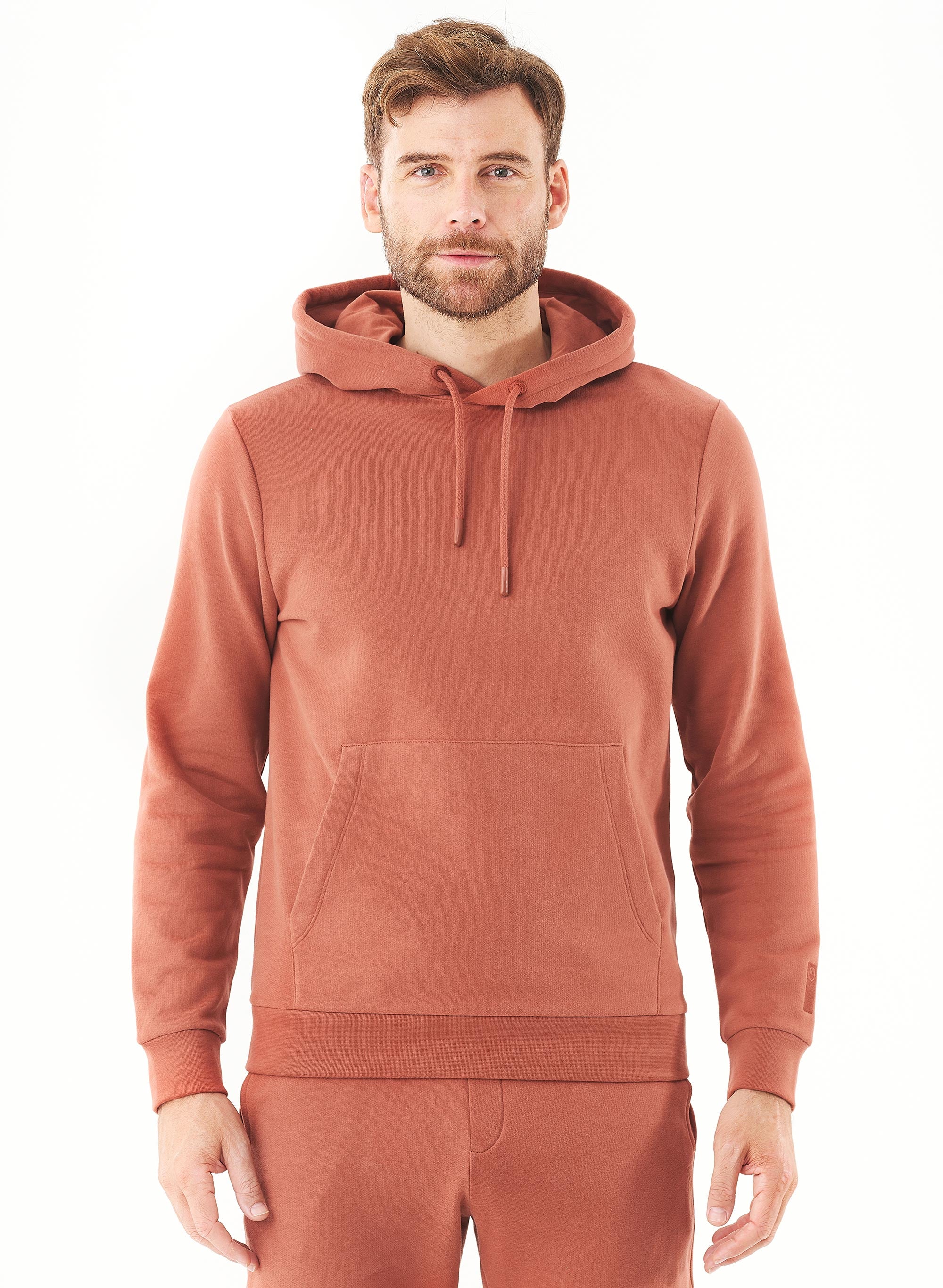 65634 - Herren vegan Hoodie Hoolden Zimt