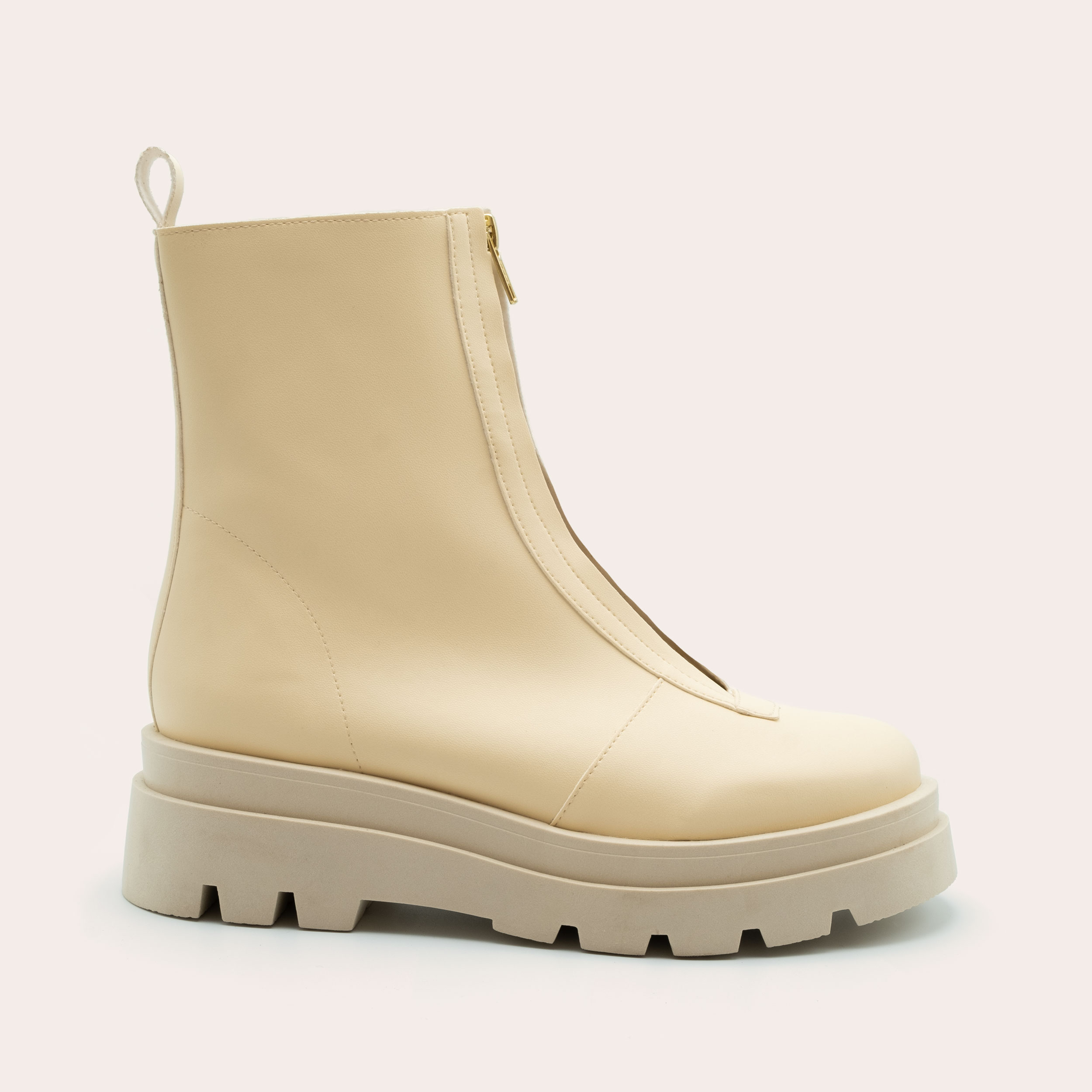 RarÃ¡muri womens vegan Ankle Boots Bogota Cream