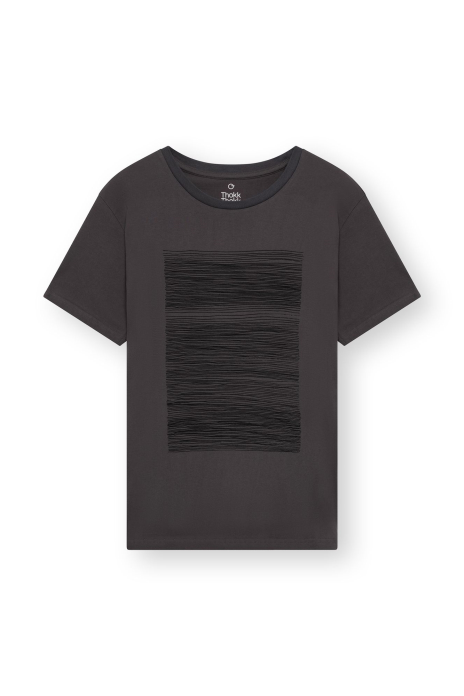 ThokkThokk womens vegan T-Shirt Strokes Grey