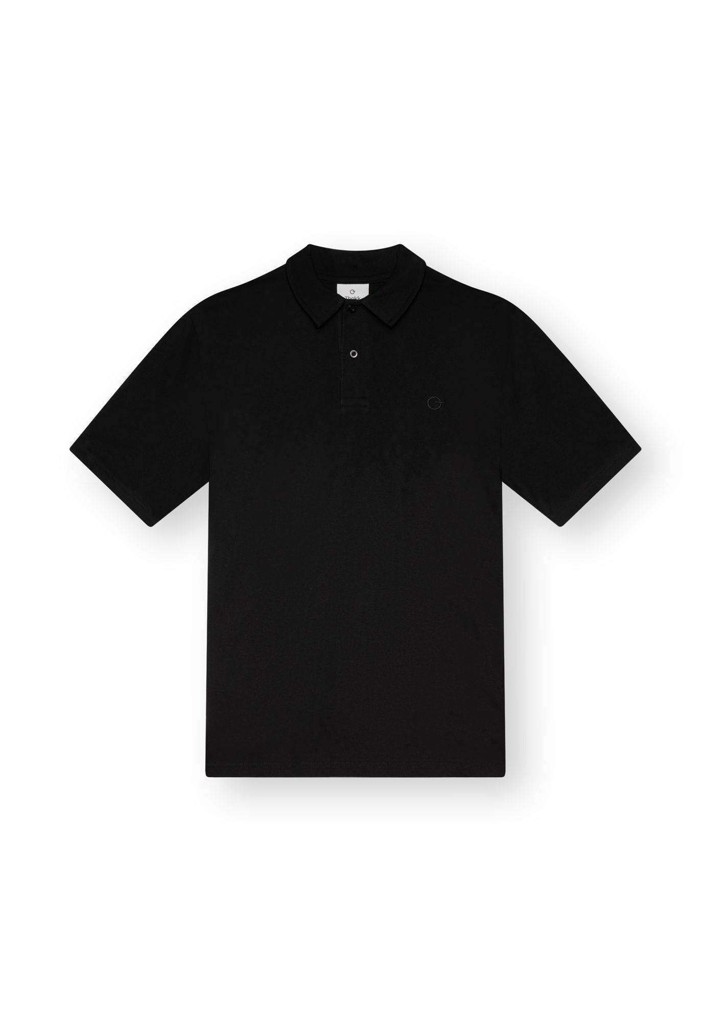 ThokkThokk men vegan Polo Shirt Piqué Black