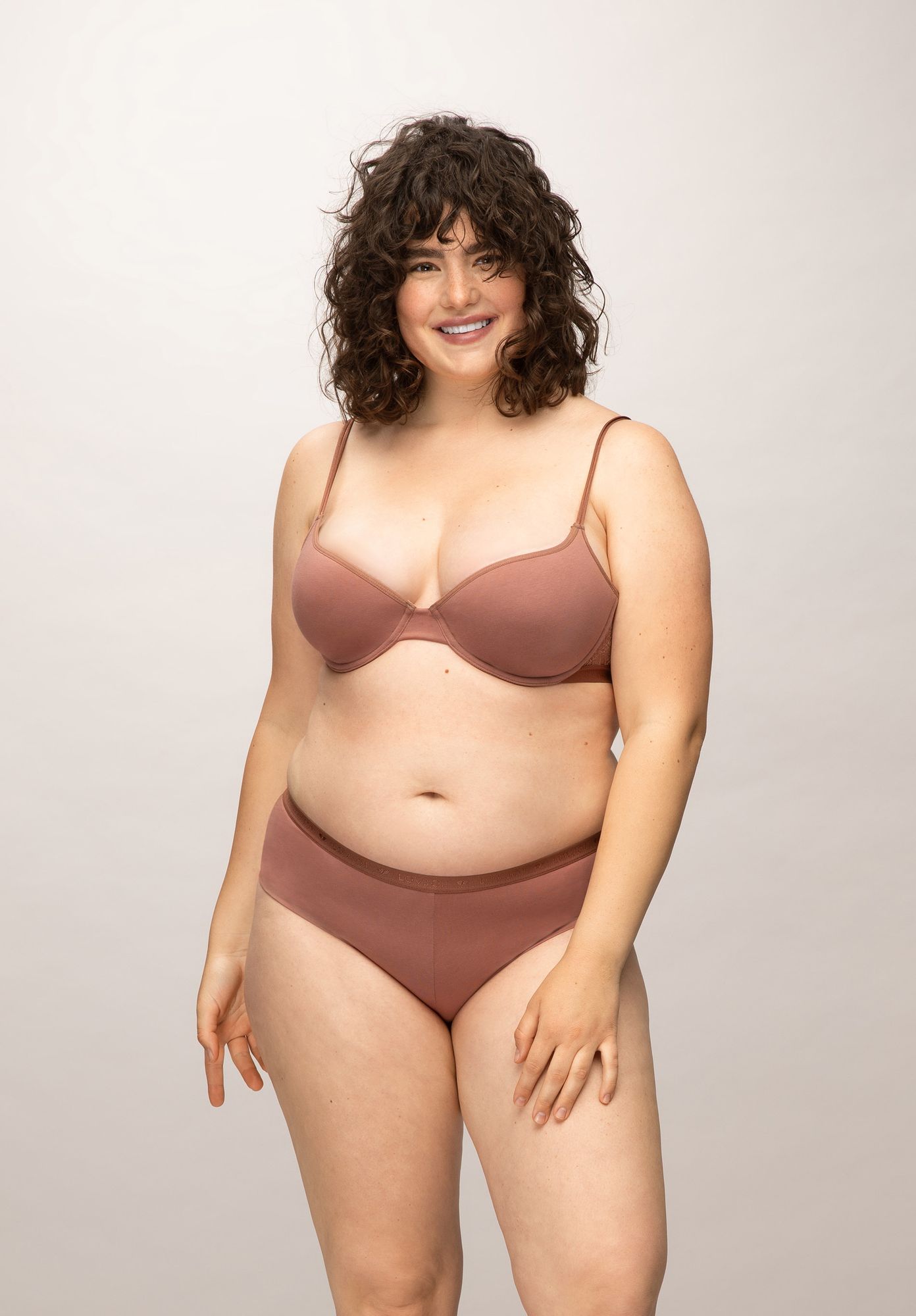 67126 - LOVJOI Damen vegan Bh Windflower Brown 67126 - LOVJOI Damen vegan Bh Windflower Brown
