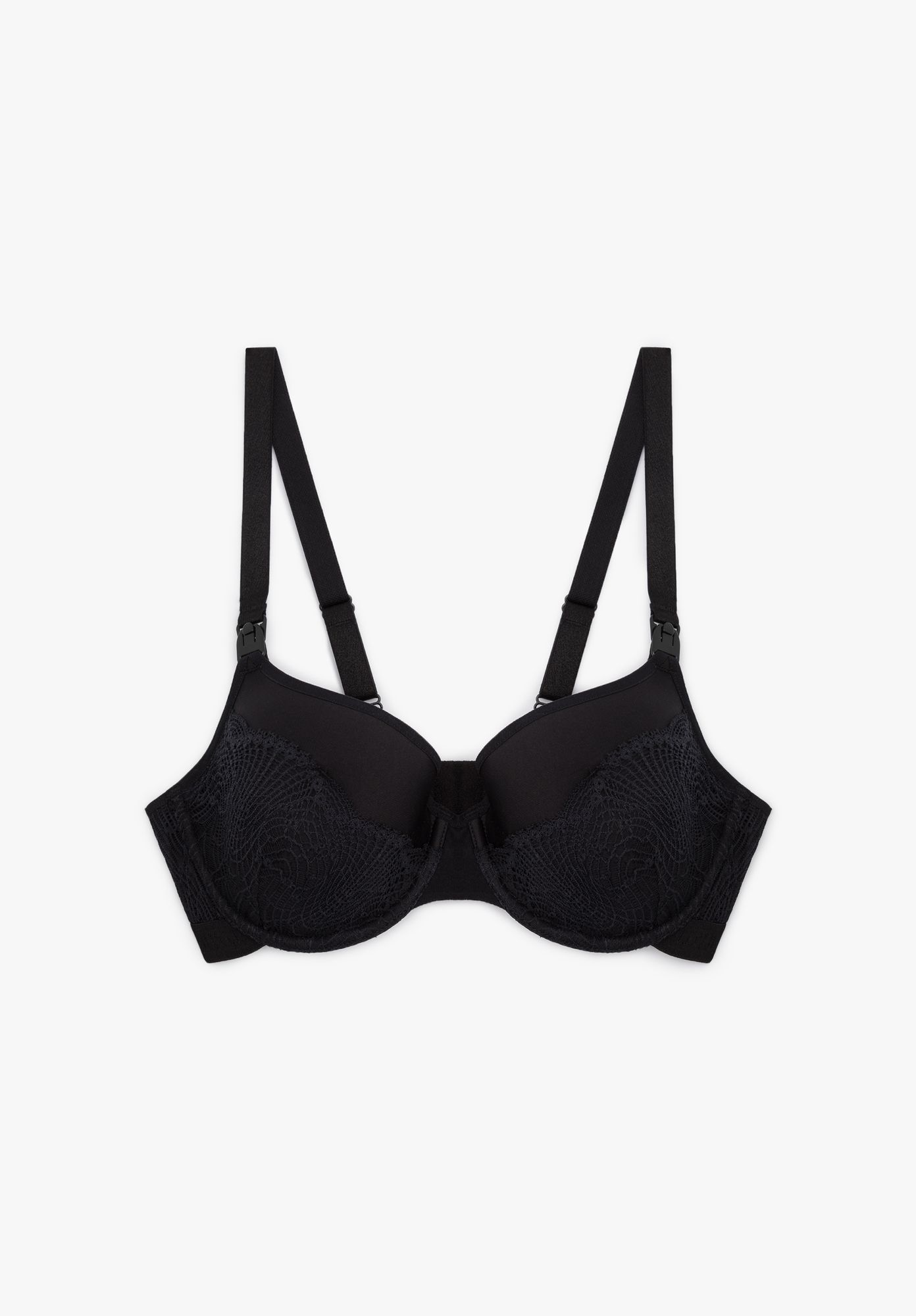 LOVJOI womens vegan Maternity Bra Ovina Black
