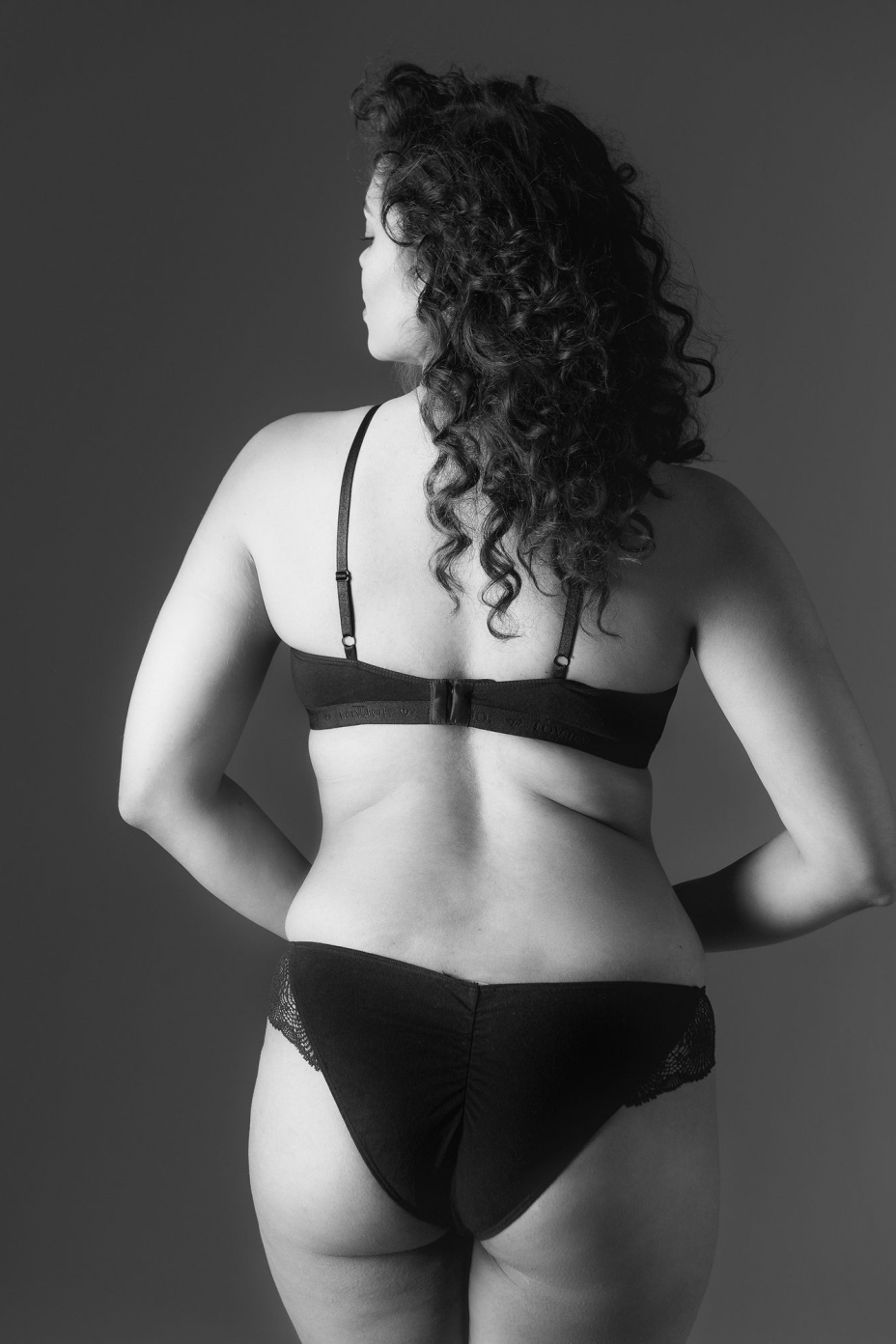 LOVJOI womens vegan Panties Achillea Black