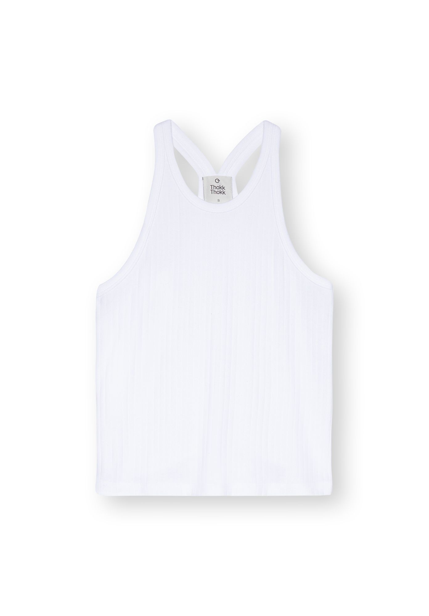 ThokkThokk womens vegan Tank Top White