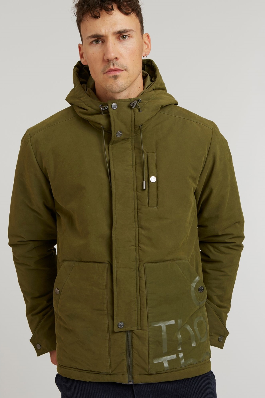 ThokkThokk Herren vegan Jacke Waxed Olive