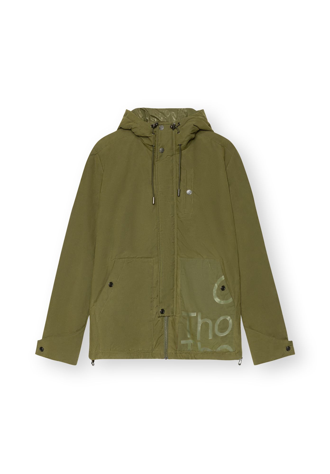 ThokkThokk men vegan Jacket Waxed Olive