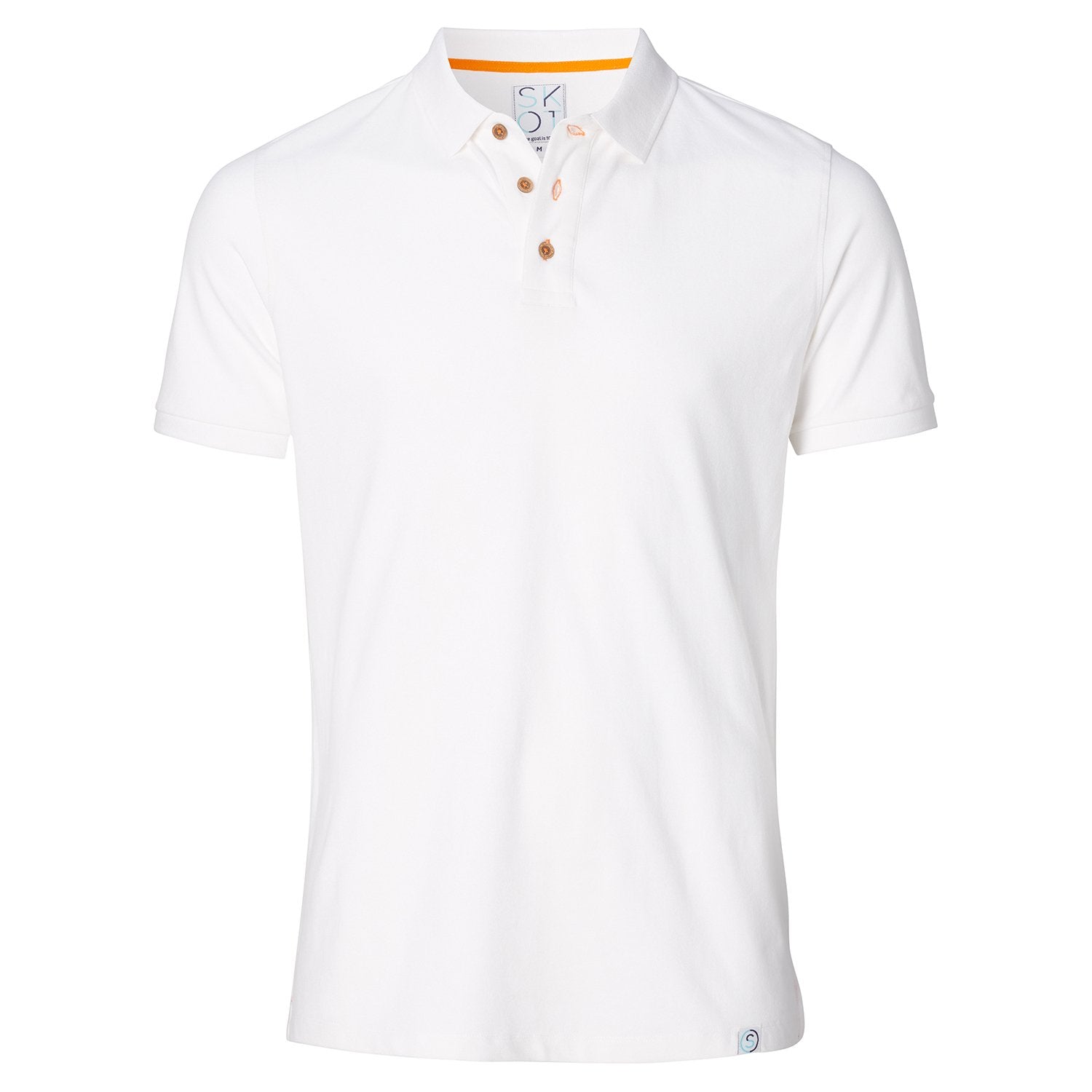 SKOT men vegan Polo Real White