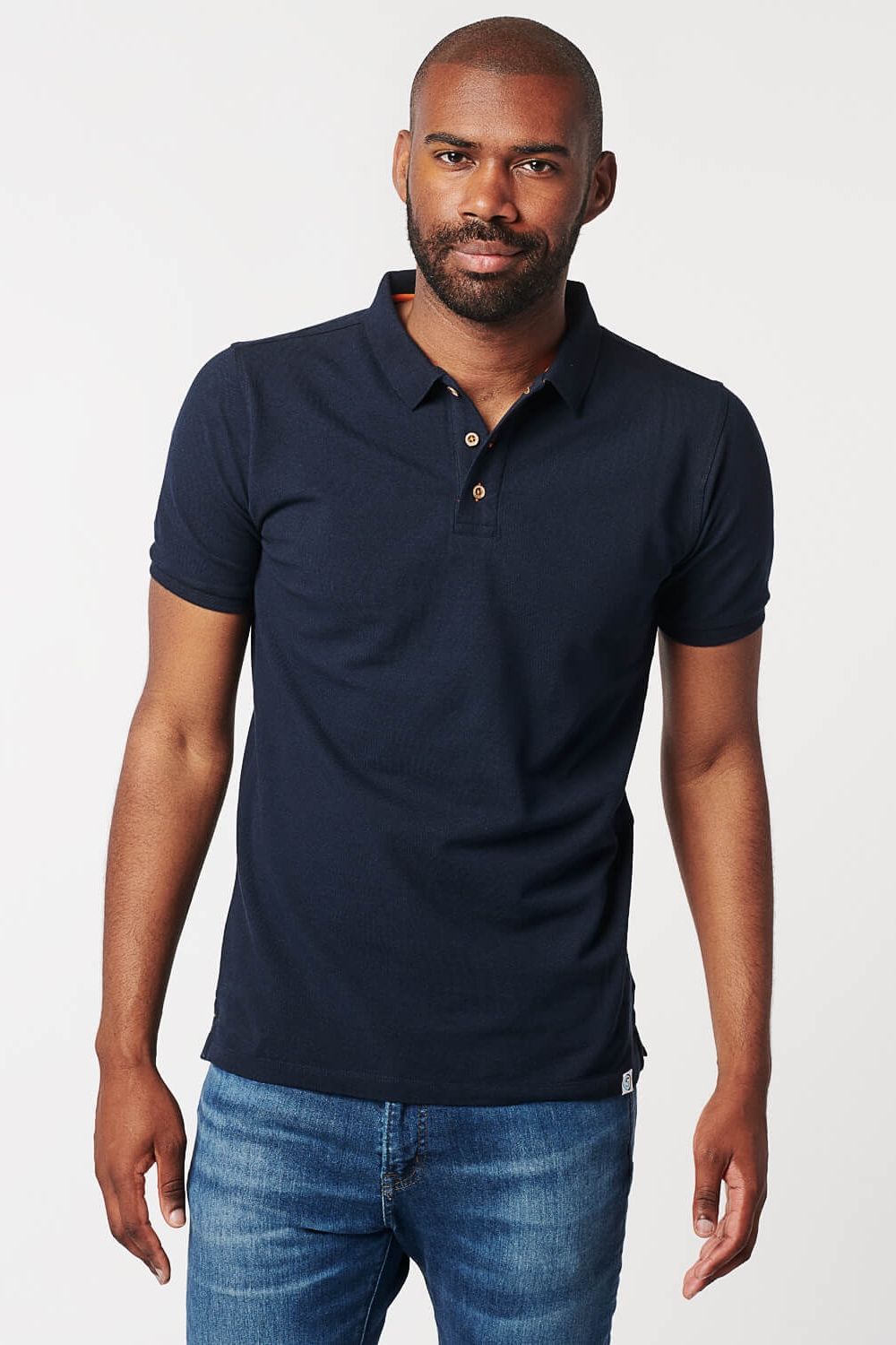 SKOT Herren vegan Polo Navy Classic