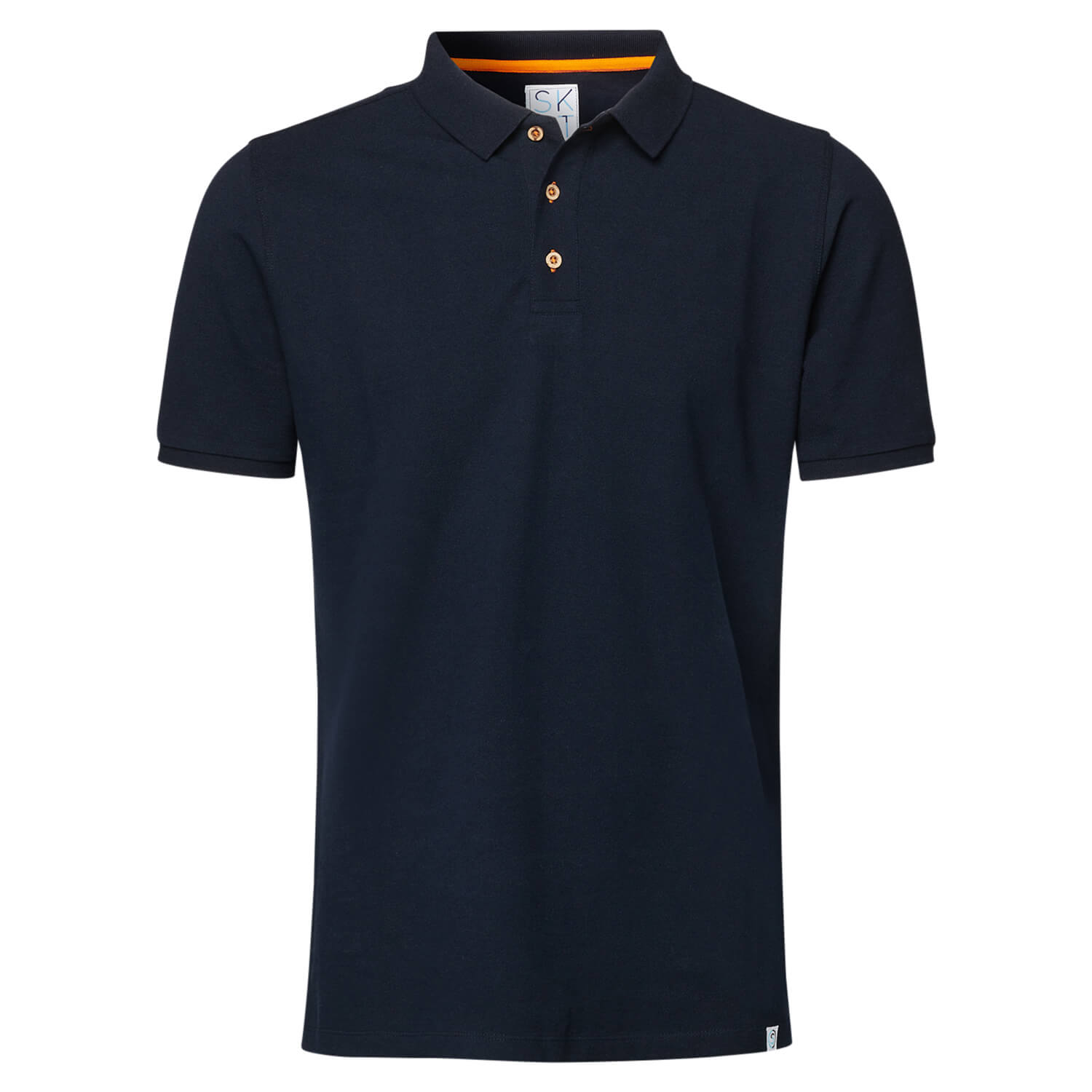 SKOT men vegan Polo Navy Classic