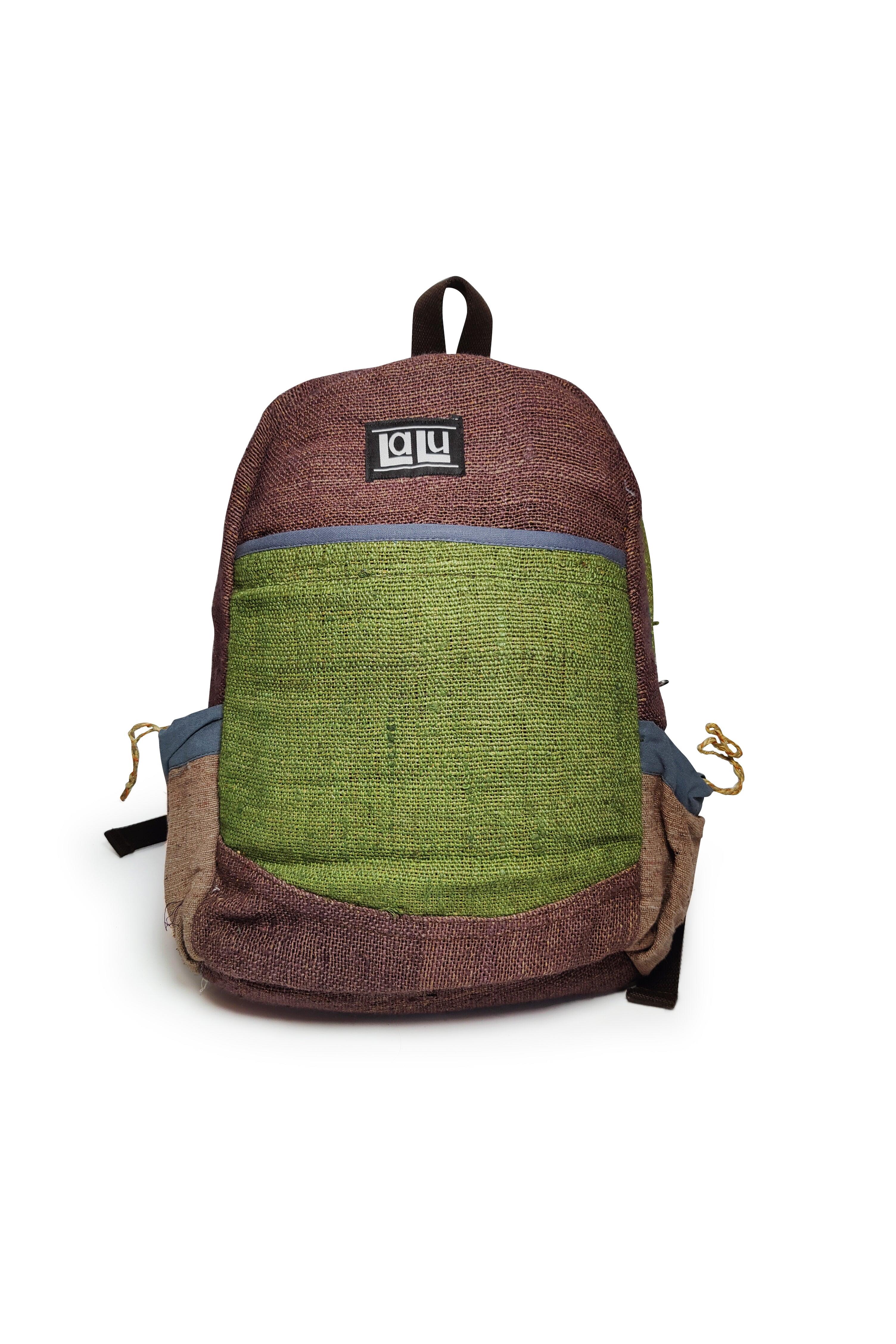 Image of LaLu Products mannen vegan Raman Earth-Rugzak | Biologische Hennep