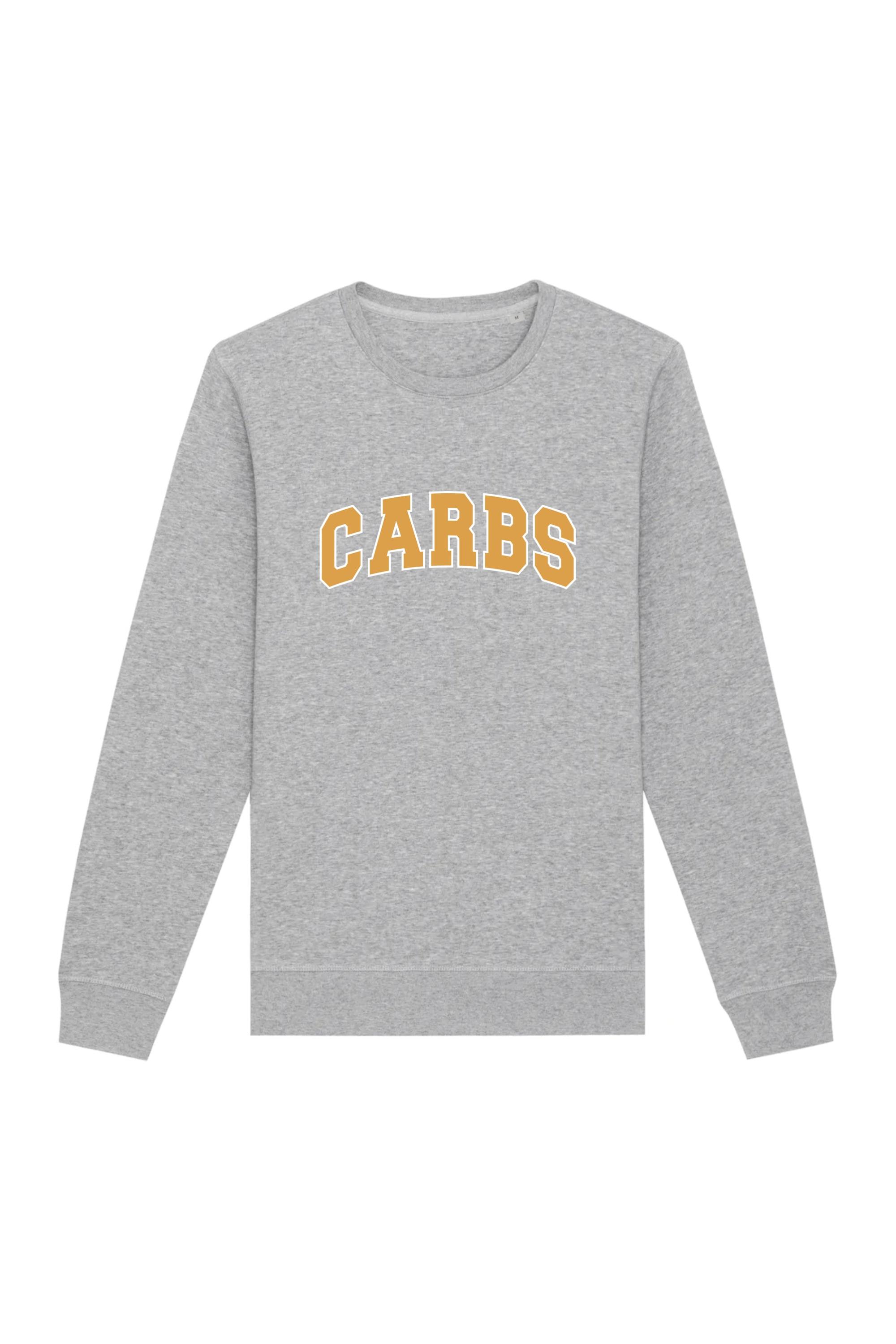 Image of Oat Milk Club dames vegan Sweatshirt Carbs Grijs