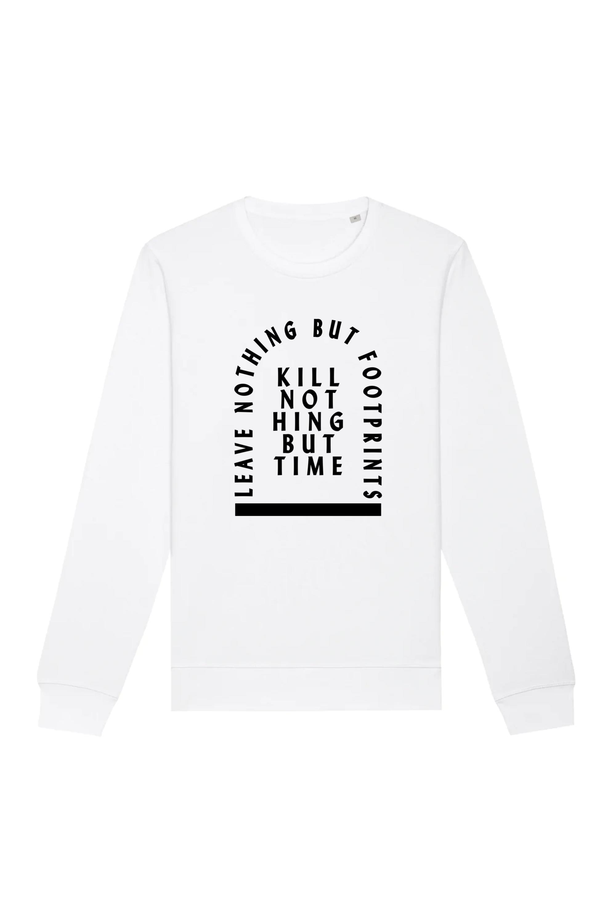 Image of Oat Milk Club dames vegan Sweatshirt Kill Nothing But Time Wit