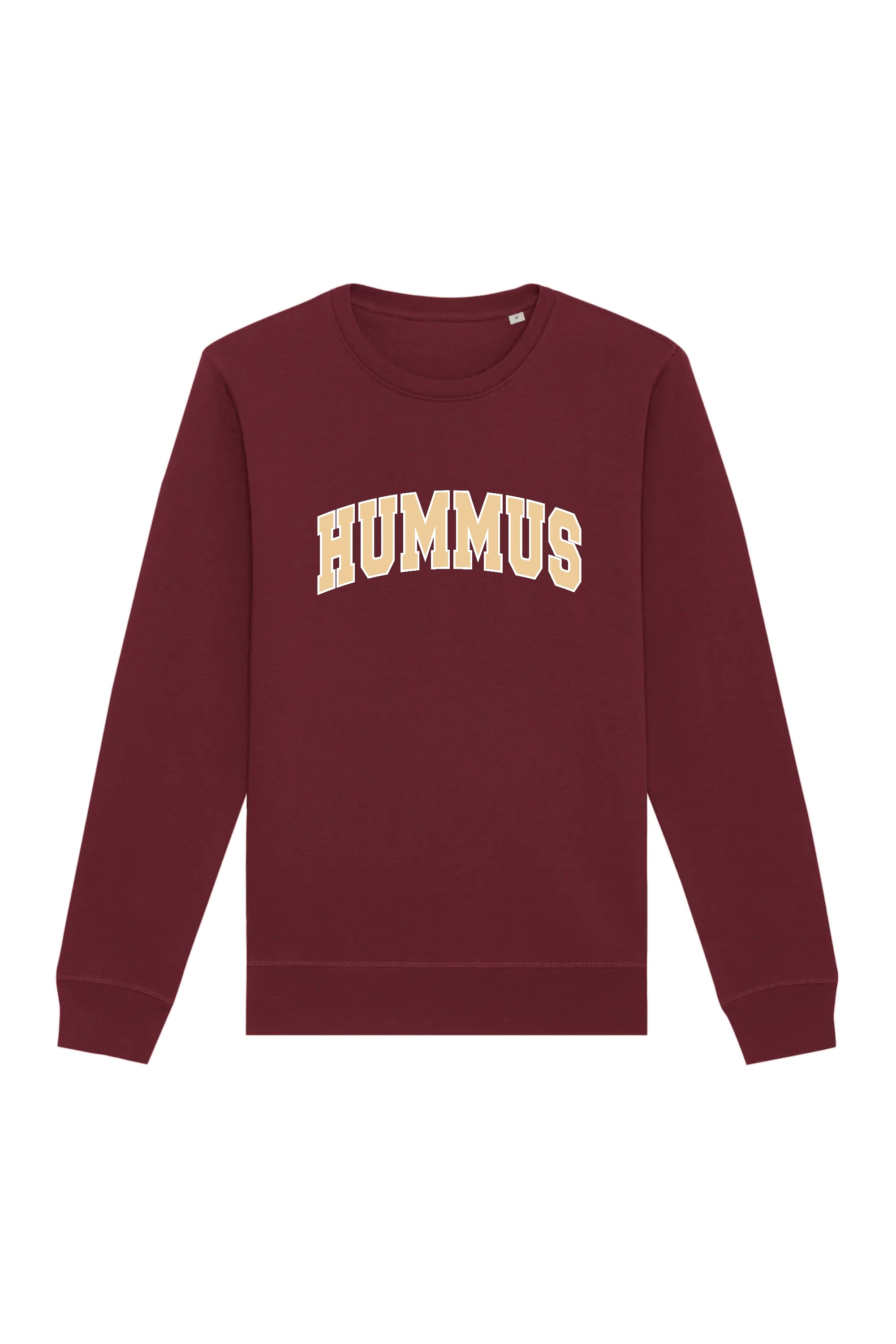 Oat Milk Club Damen vegan Sweatshirt Hummus Bordeaux