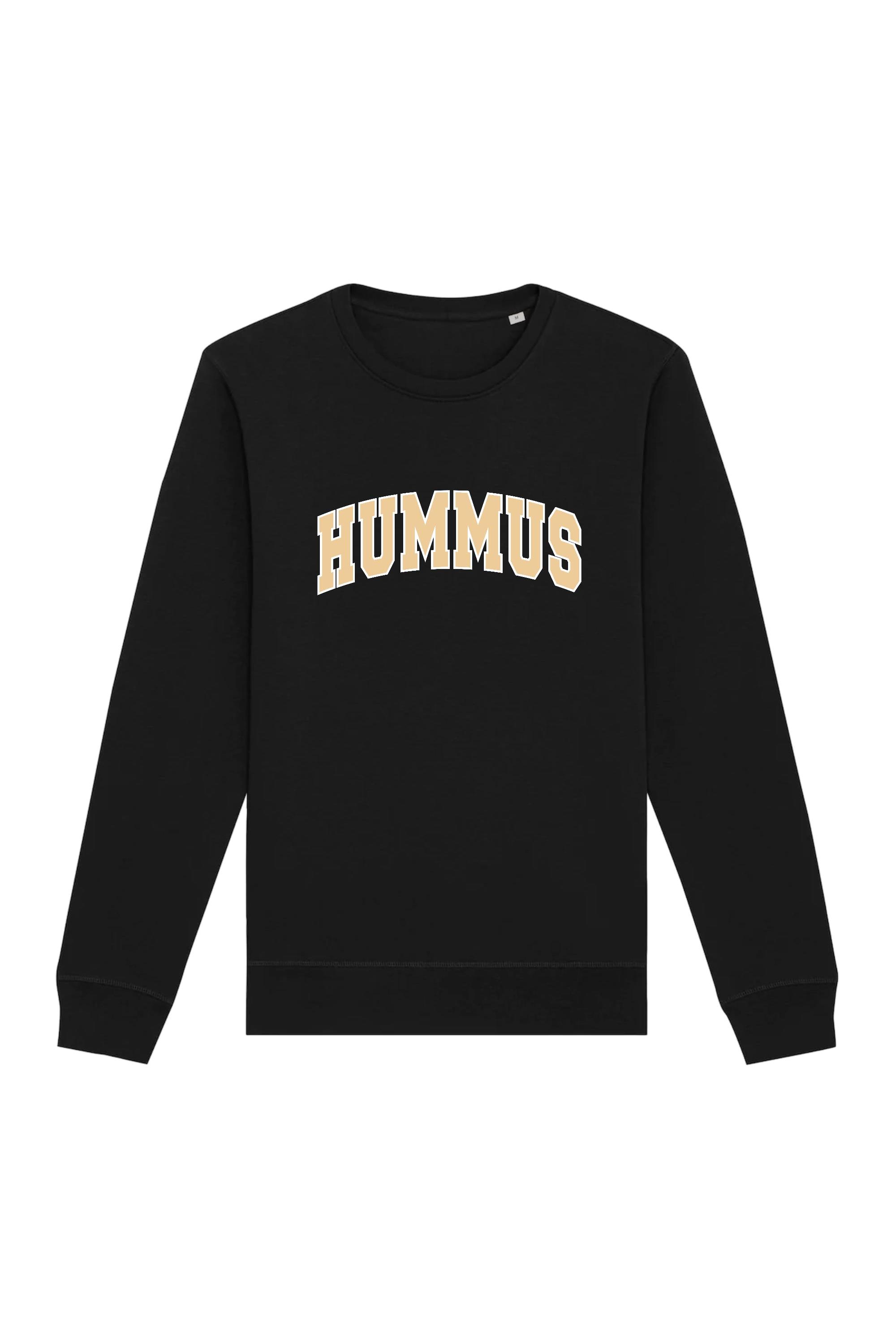 Image of Oat Milk Club dames vegan Sweatshirt Hummus Zwart