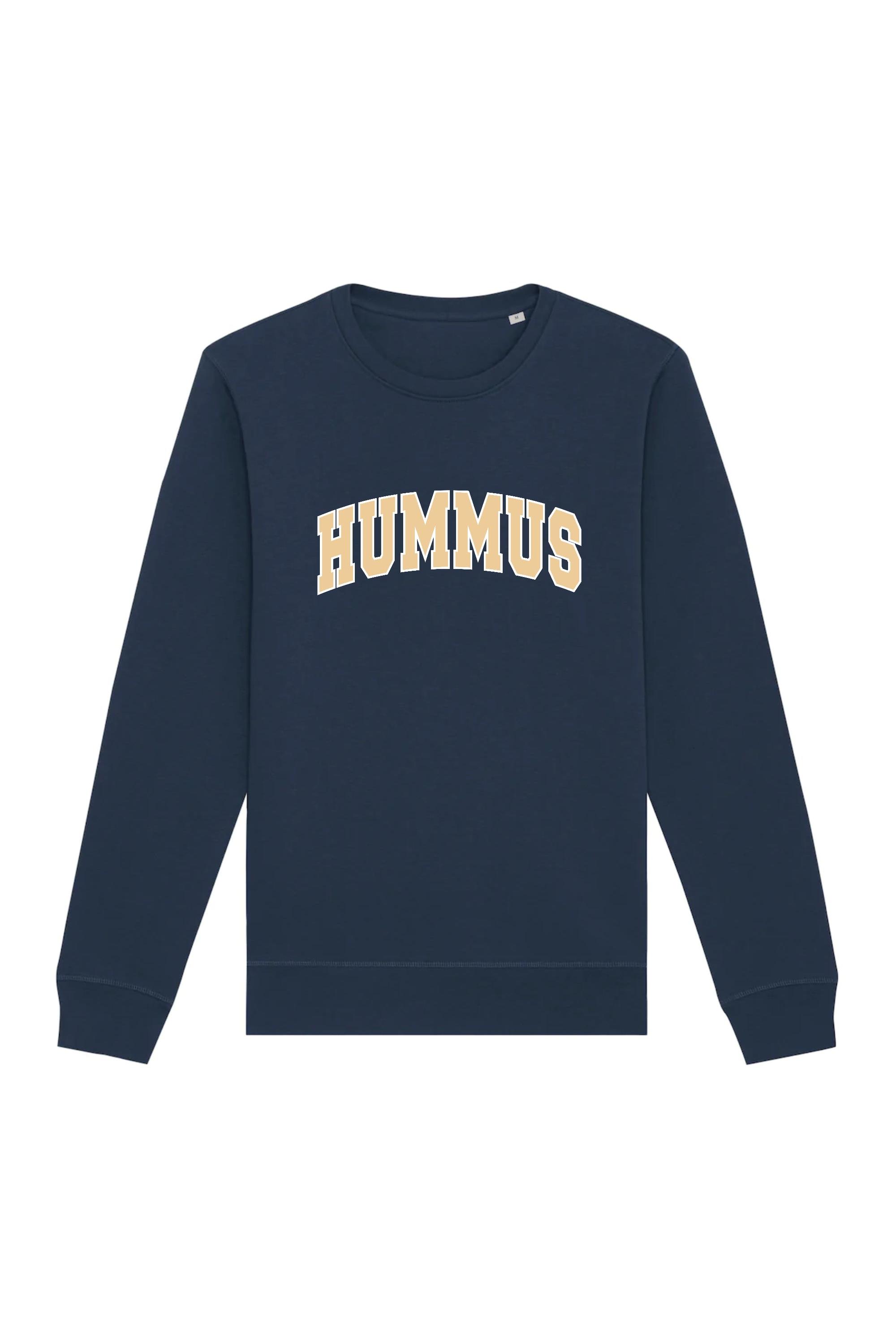 Image of Oat Milk Club dames vegan Sweatshirt Hummus Navy