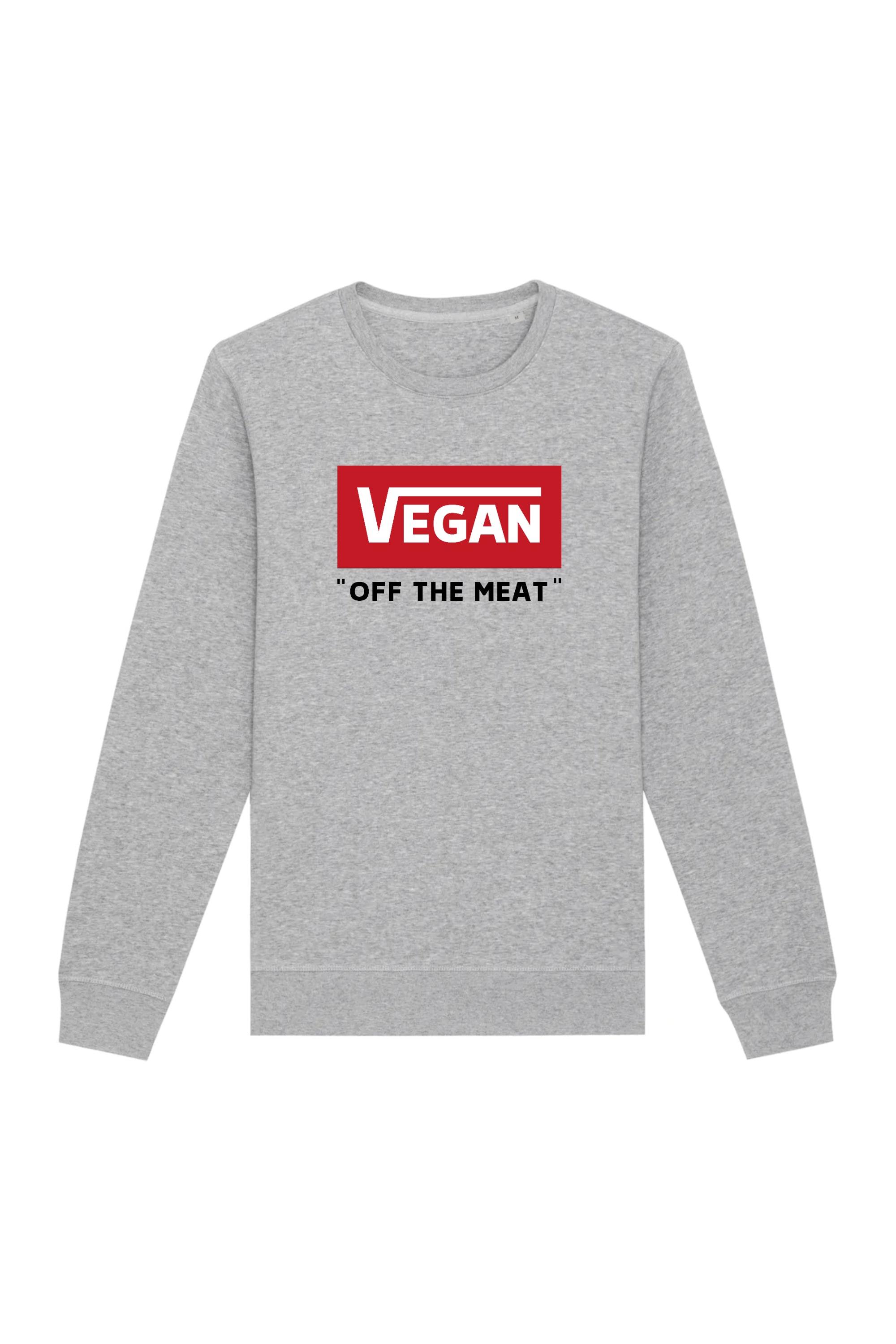Image of Oat Milk Club dames vegan Sweatshirt Off The Meat Grijs