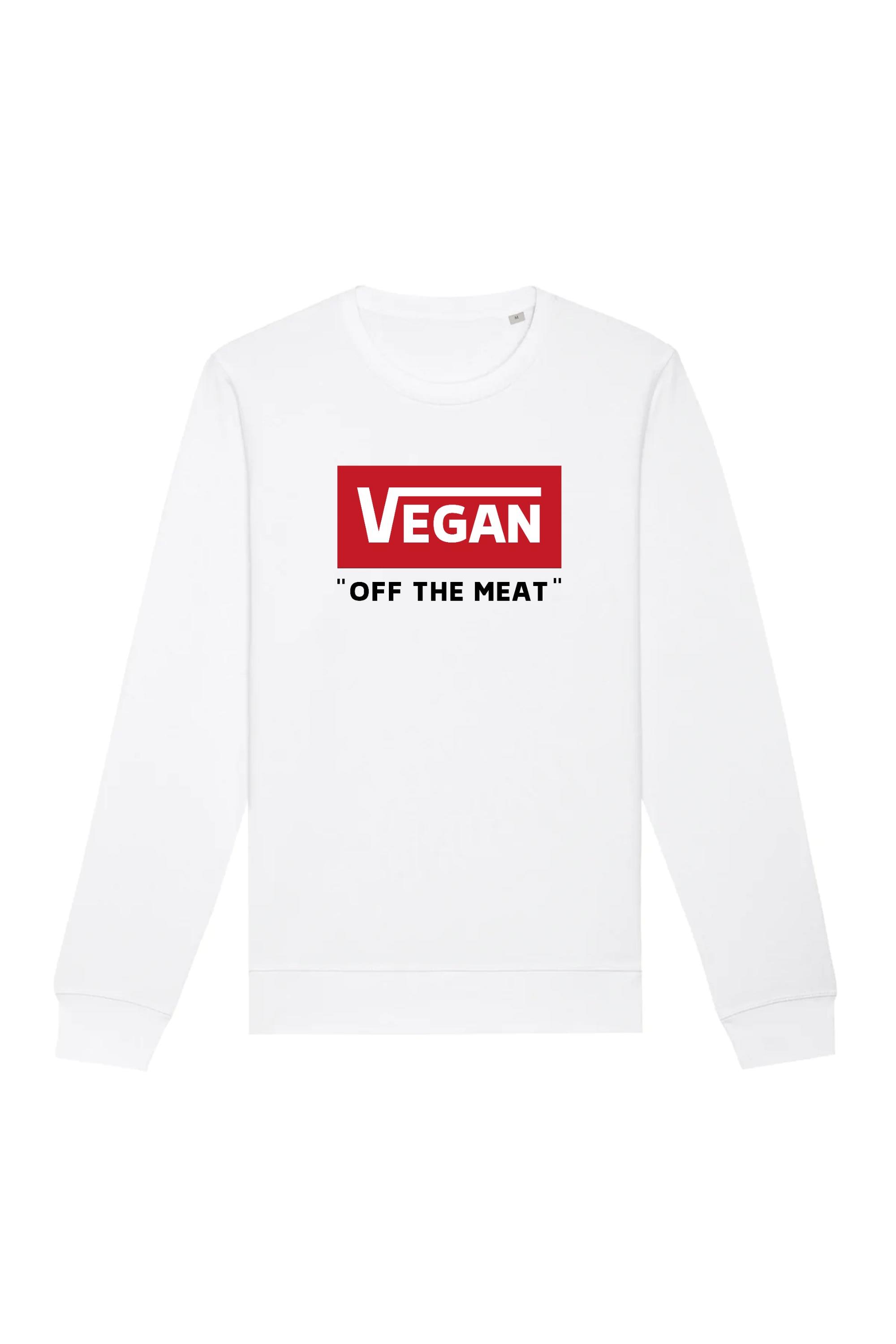 Image of Oat Milk Club dames vegan Sweatshirt Off The Meat Wit