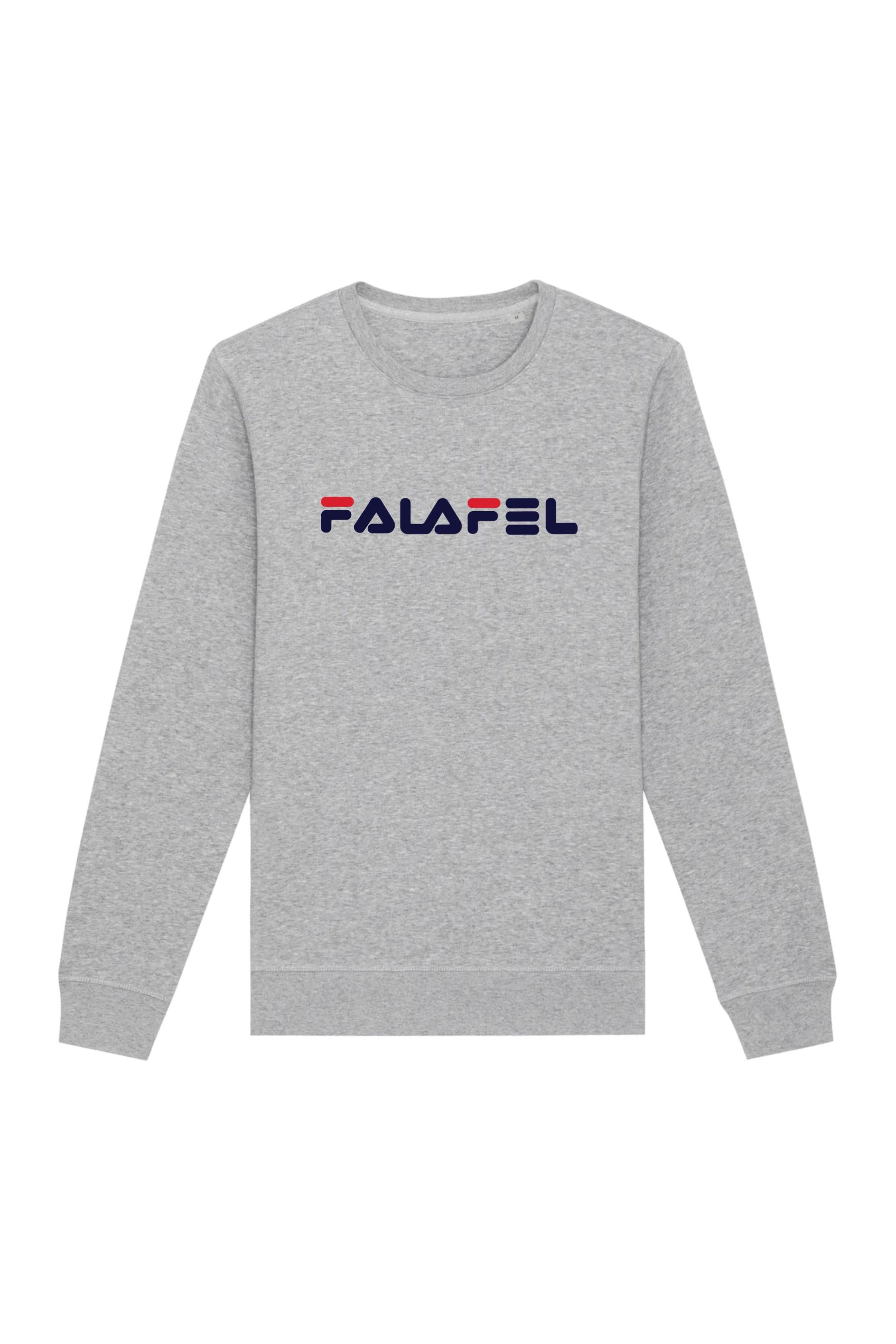 Image of Oat Milk Club dames vegan Sweatshirt Falafel Grijs