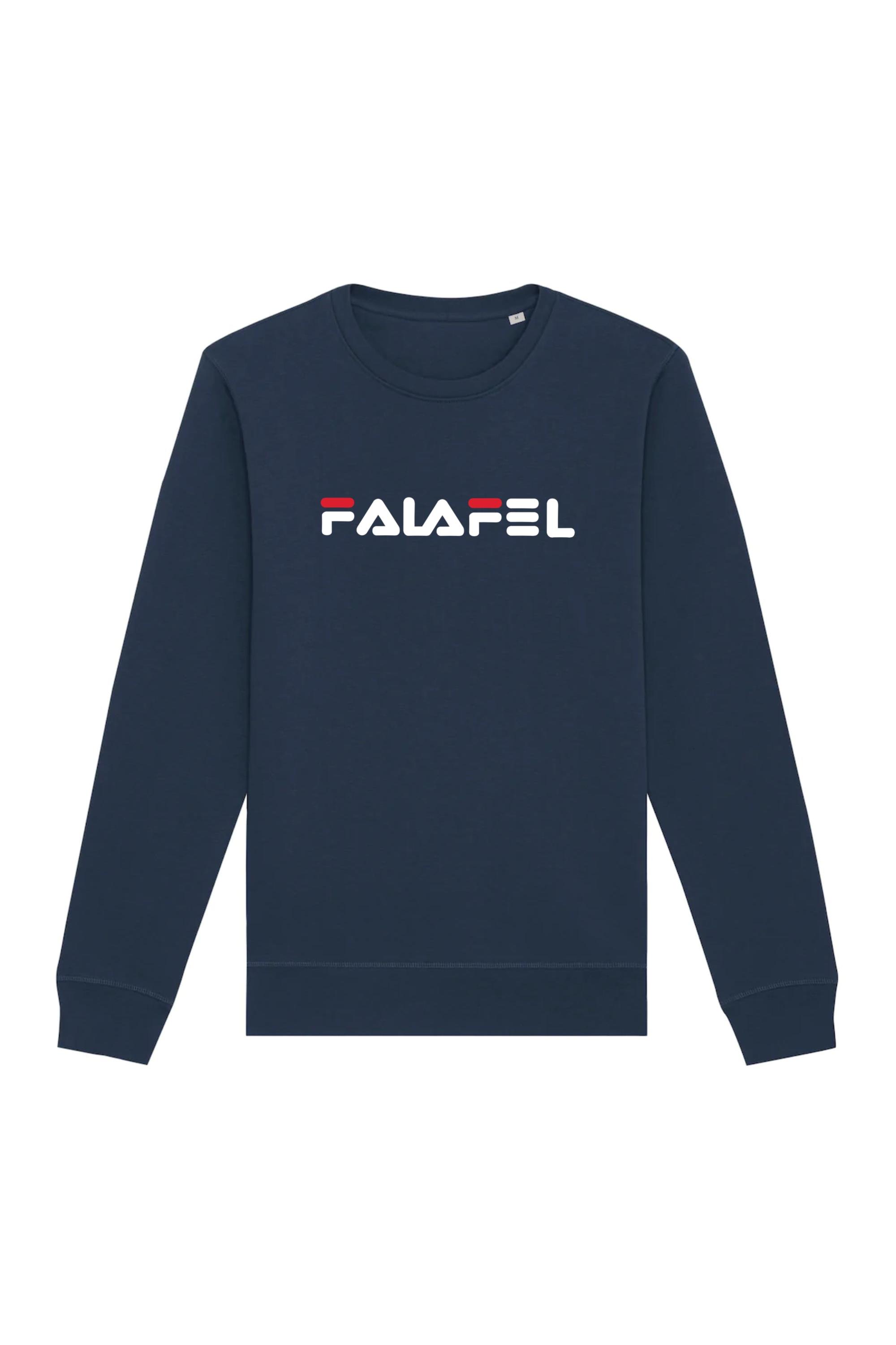Image of Oat Milk Club dames vegan Sweatshirt Falafel Navy