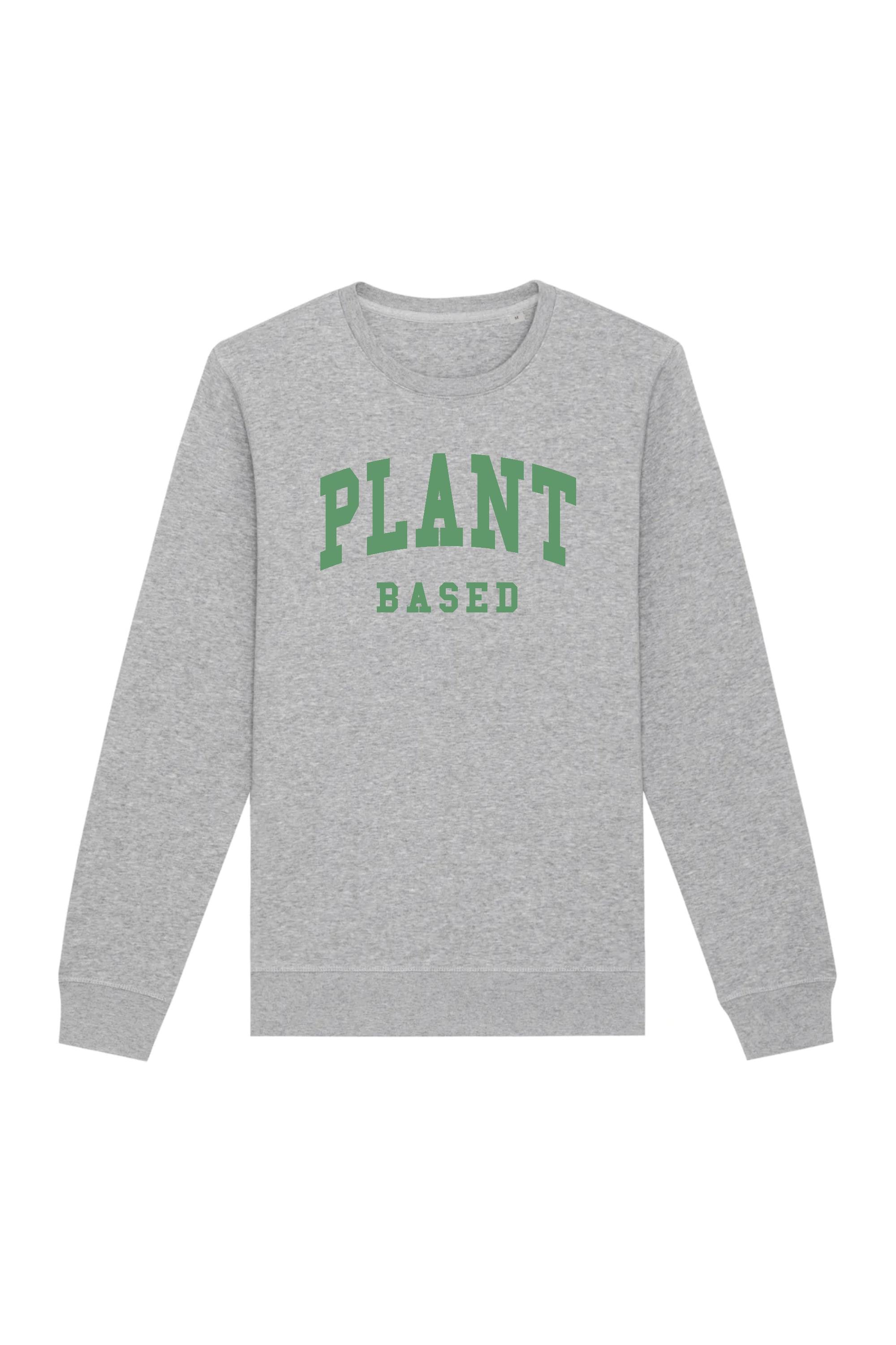 Image of Oat Milk Club dames vegan Sweatshirt Plant Based Grijs