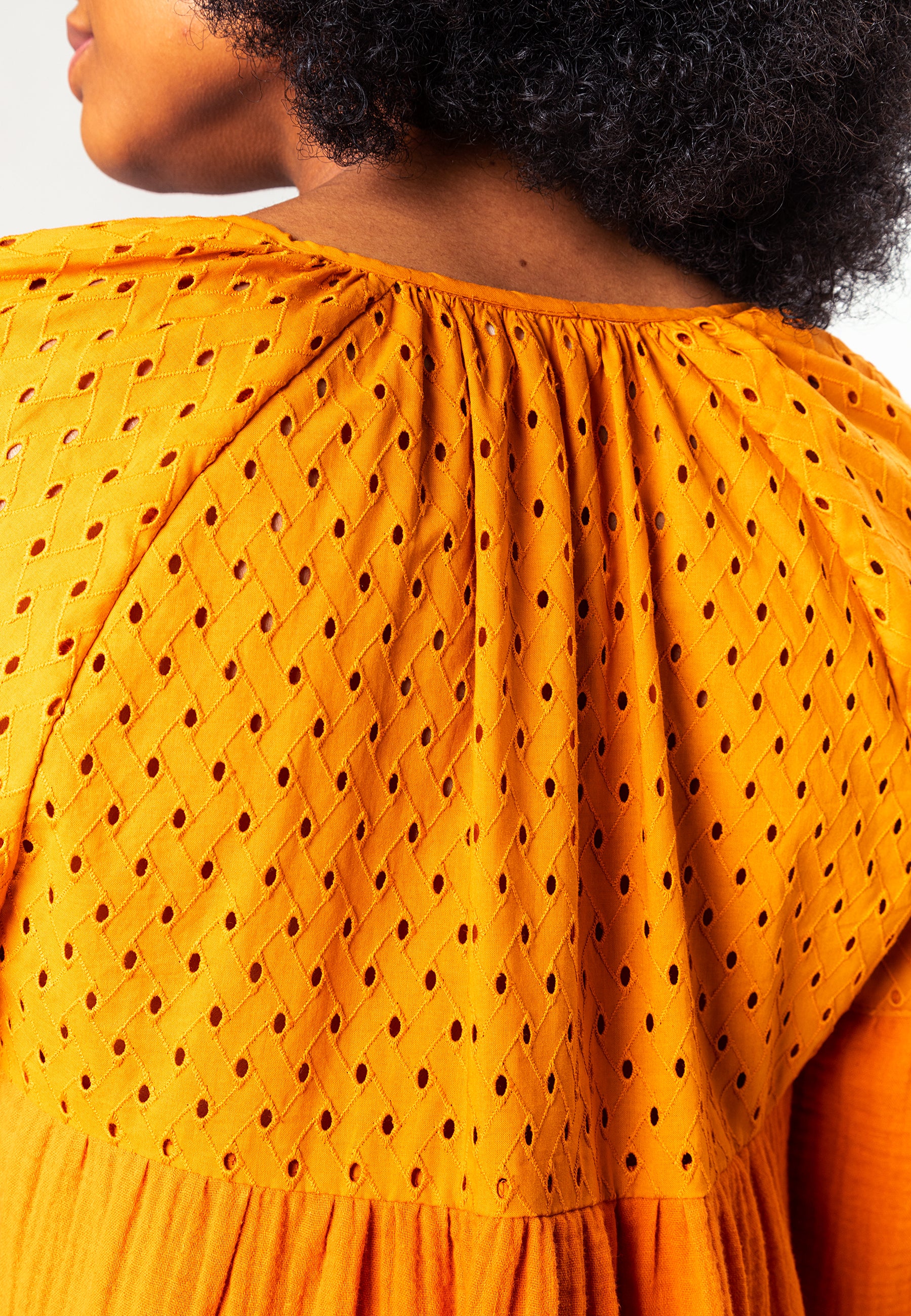 MAHLA womens vegan Delilah Dress Burned Orange